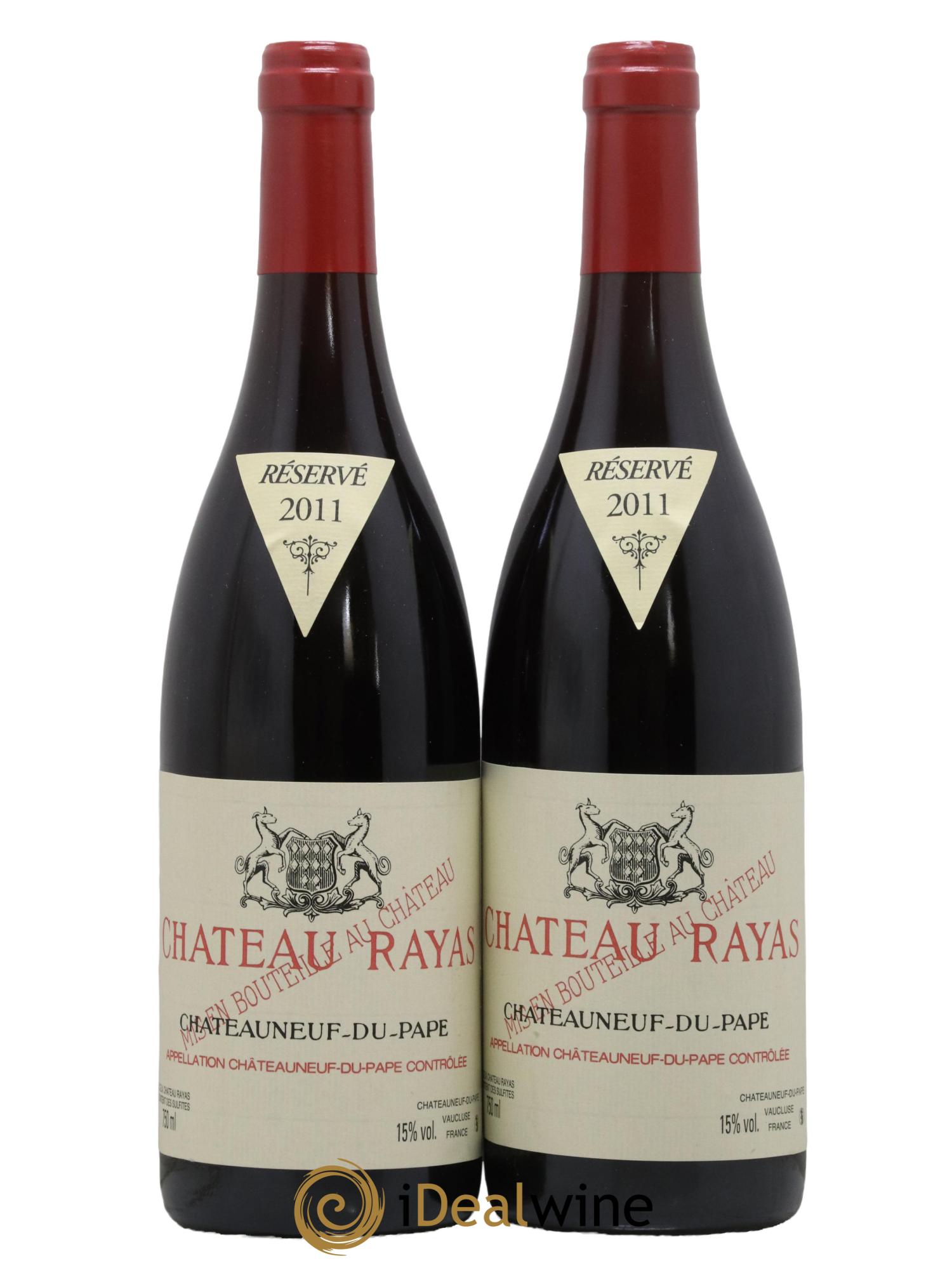 Châteauneuf-du-Pape Château Rayas Emmanuel Reynaud 2011 - Lot de 2 bouteilles - 0