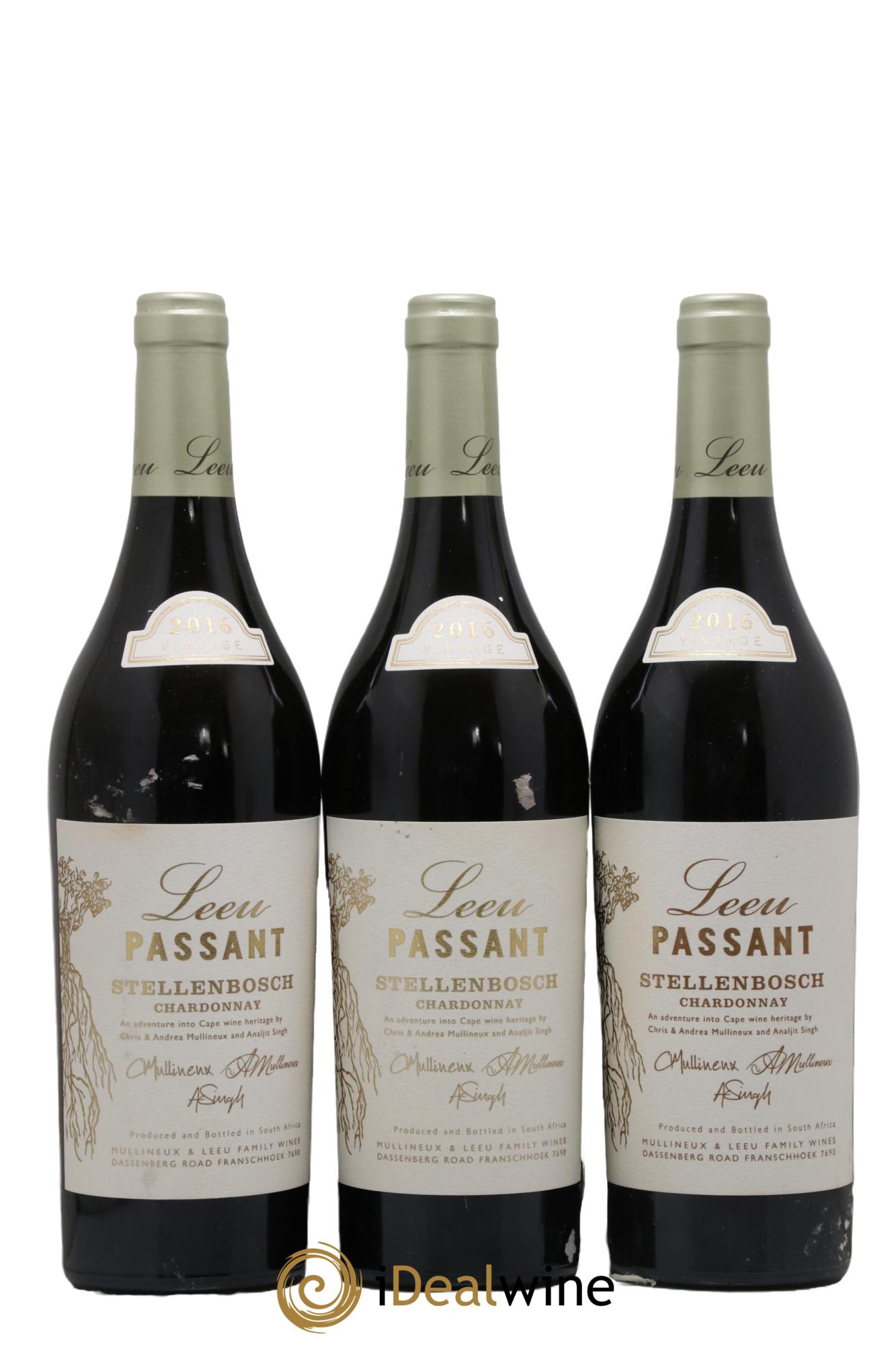 Afrique du Sud Leeu Passant Chardonnay 2016 - Posten von 3 Flaschen - 0