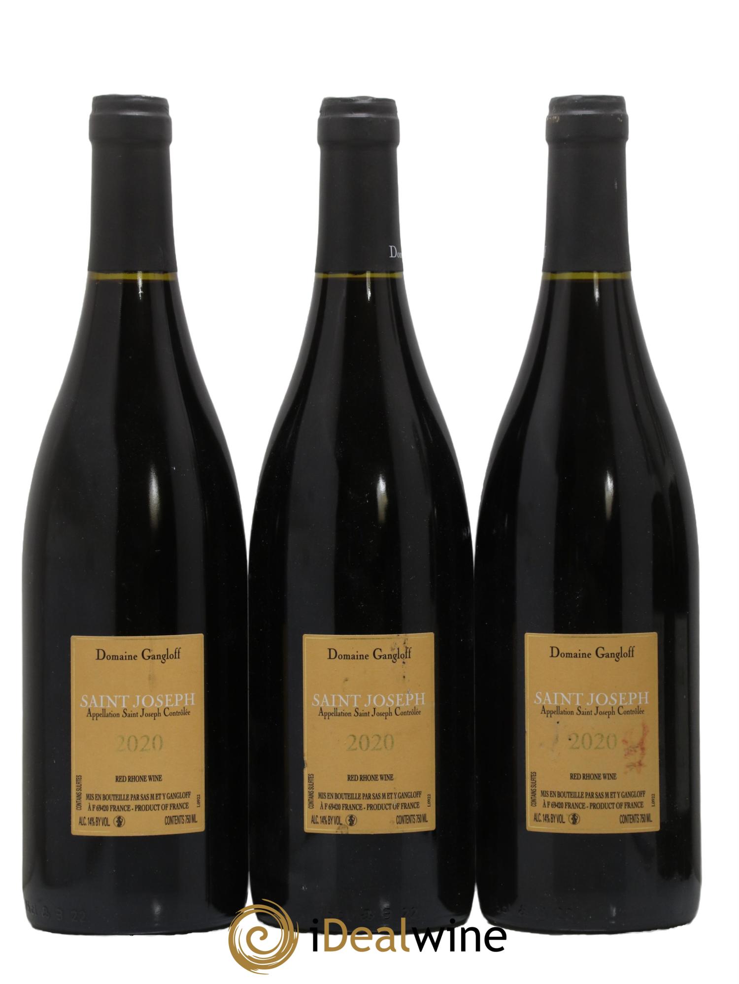 Saint-Joseph Gangloff (Domaine) 2020 - Lot de 3 bouteilles - 1