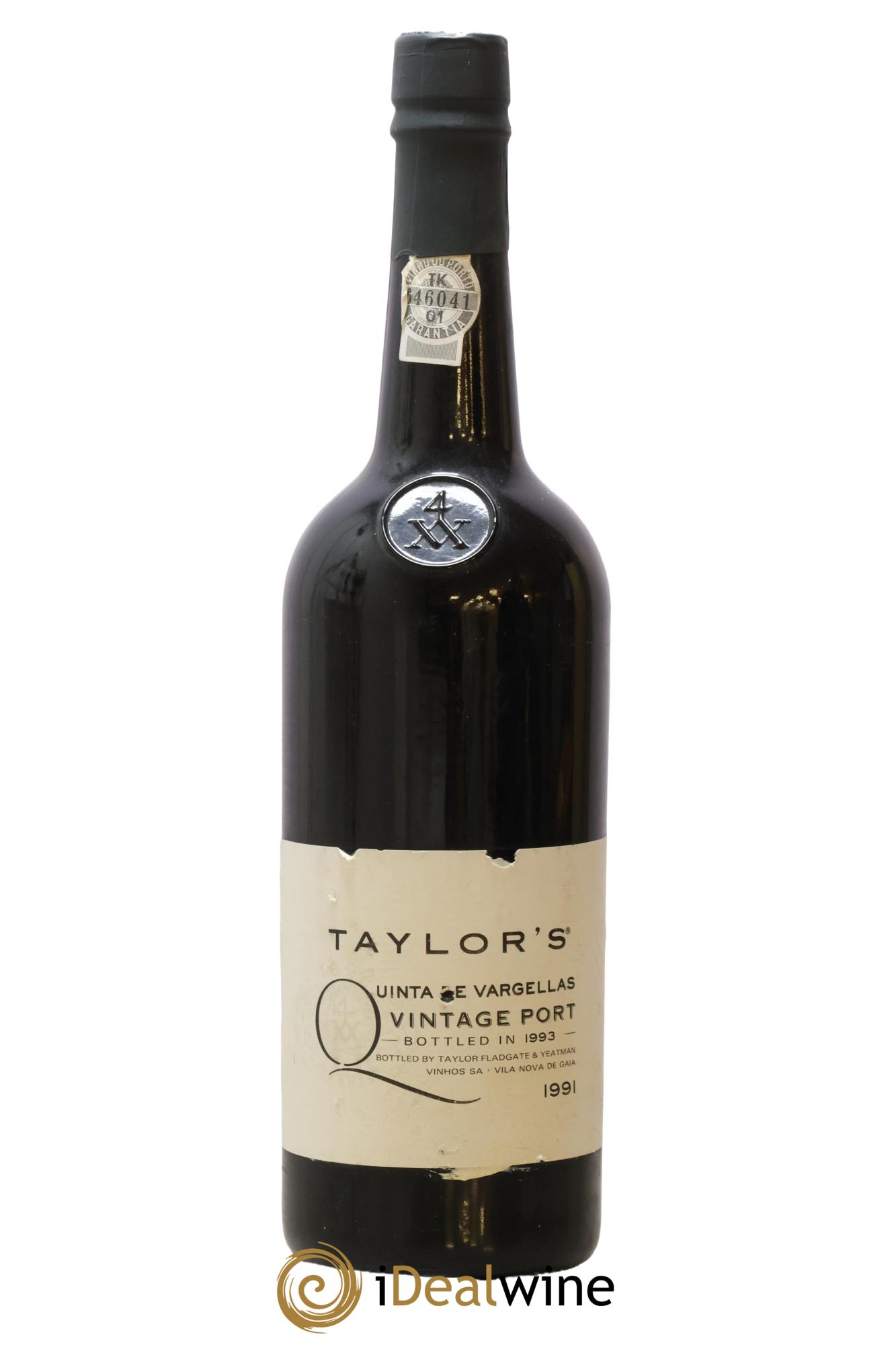 Porto Taylor's Vintage 1991 - Lot de 1 bouteille - 0