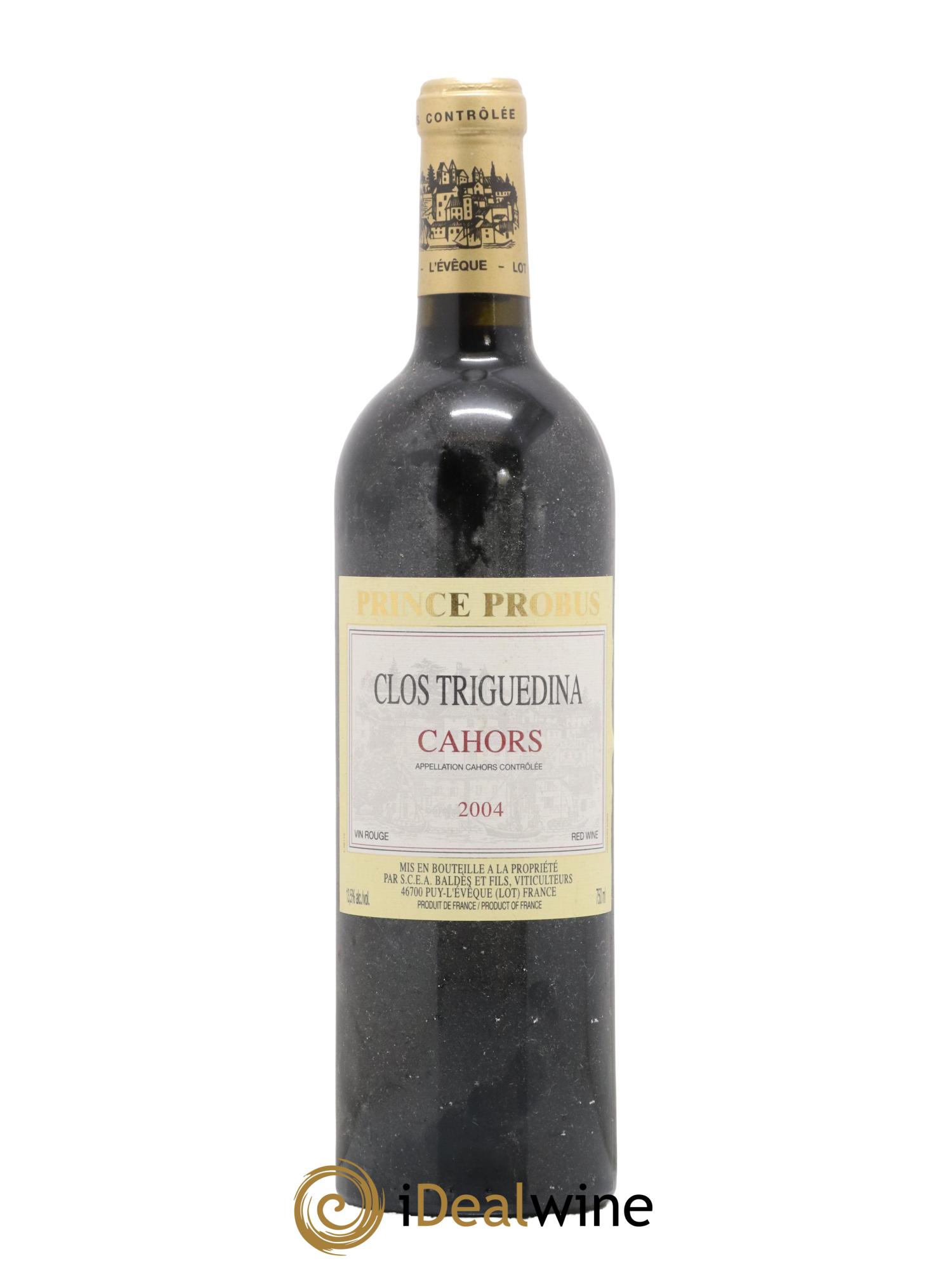 Cahors Clos Triguedina Probus Jean-Luc Baldès 2004 - Posten von 1 Flasche - 0