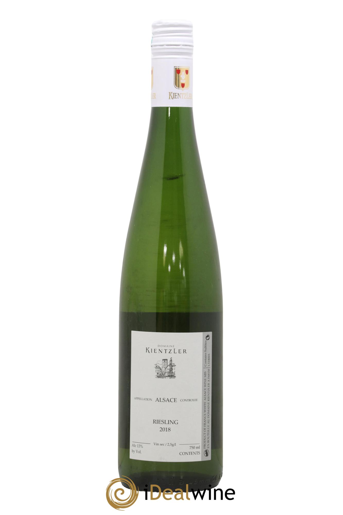 Alsace Riesling Kientzler  2018 - Lotto di 1 bottiglia - 1