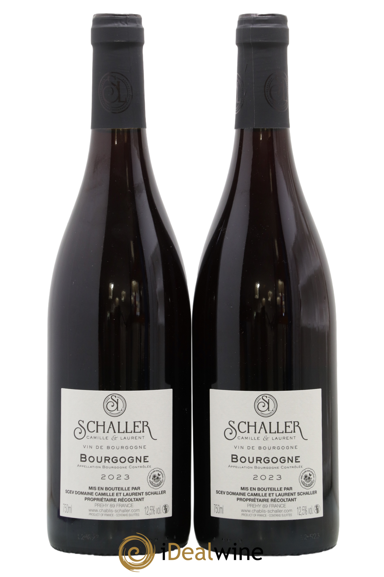 Bourgogne Pinot Noir Camille Et Laurent Schaller 2023 - Lot de 2 bouteilles - 1