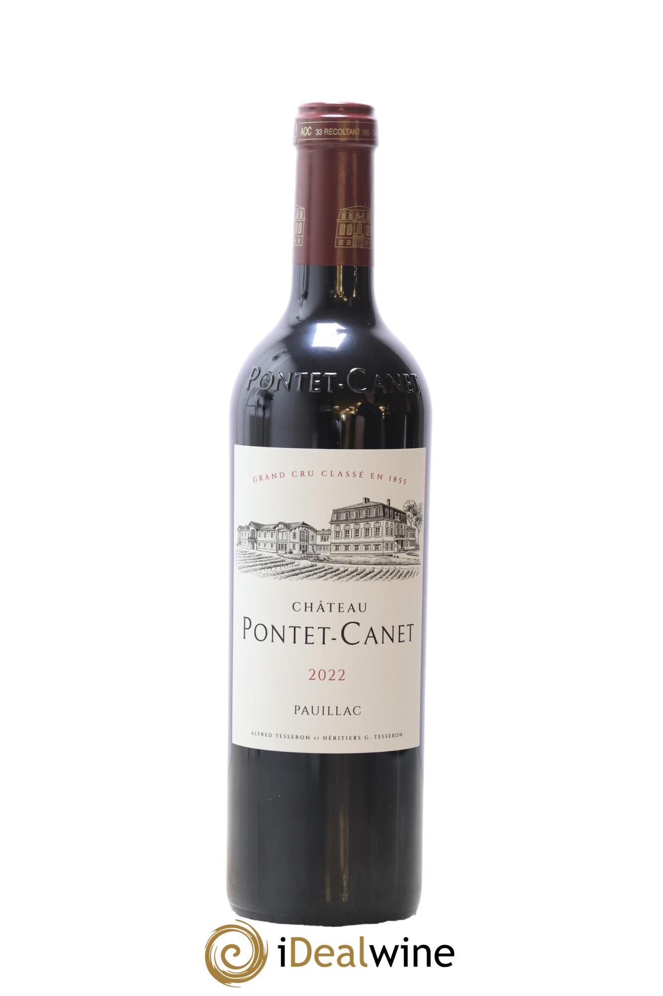 Château Pontet Canet 5ème Grand Cru Classé 2022 - Lot de 1 bouteille - 1