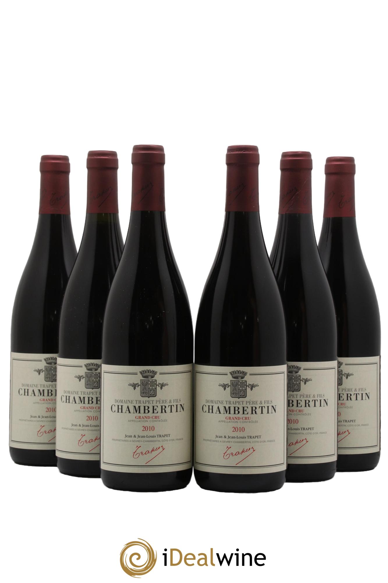 Chambertin Grand Cru Domaine Trapet 2010 - Lot of 6 bottles - 0