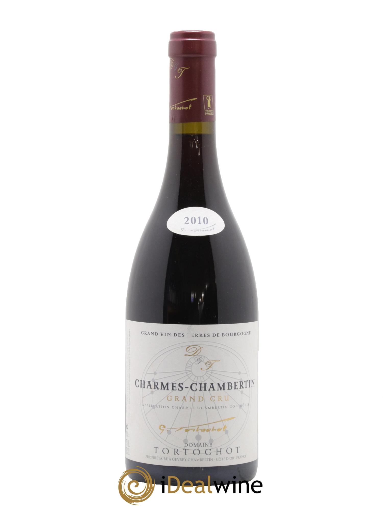 Charmes-Chambertin Grand Cru Tortochot (Domaine) 2010 - Lot de 1 bouteille - 0