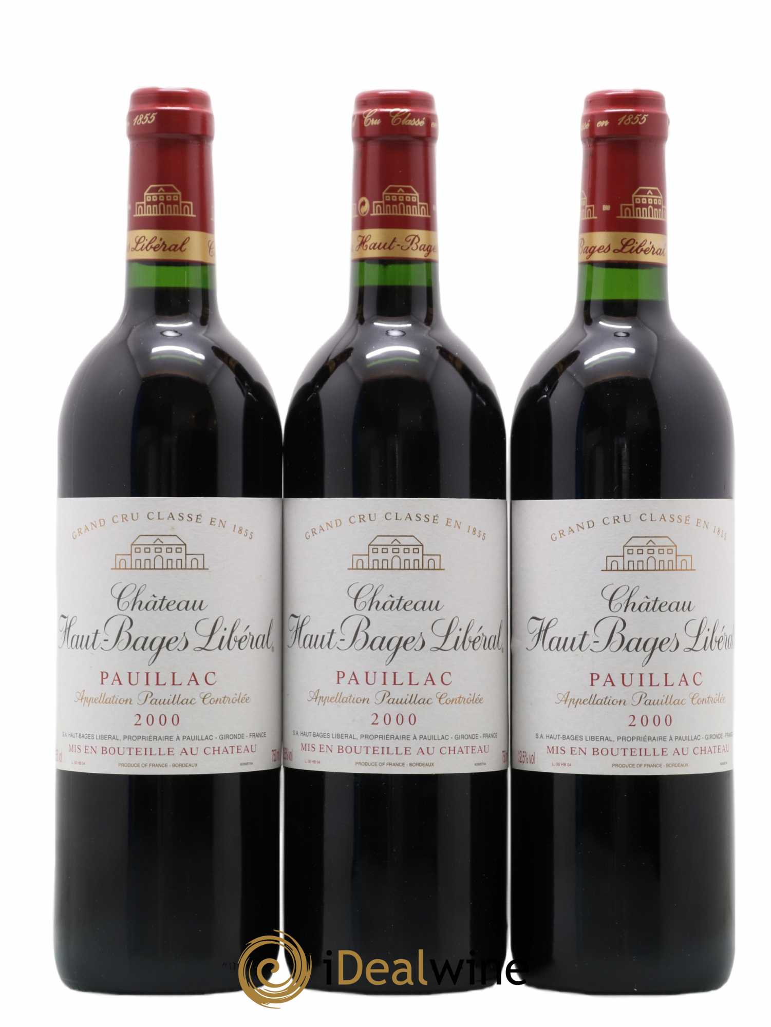 Château Haut Bages Libéral 5ème Grand Cru Classé 2000 - Lot de 12 bouteilles - 4
