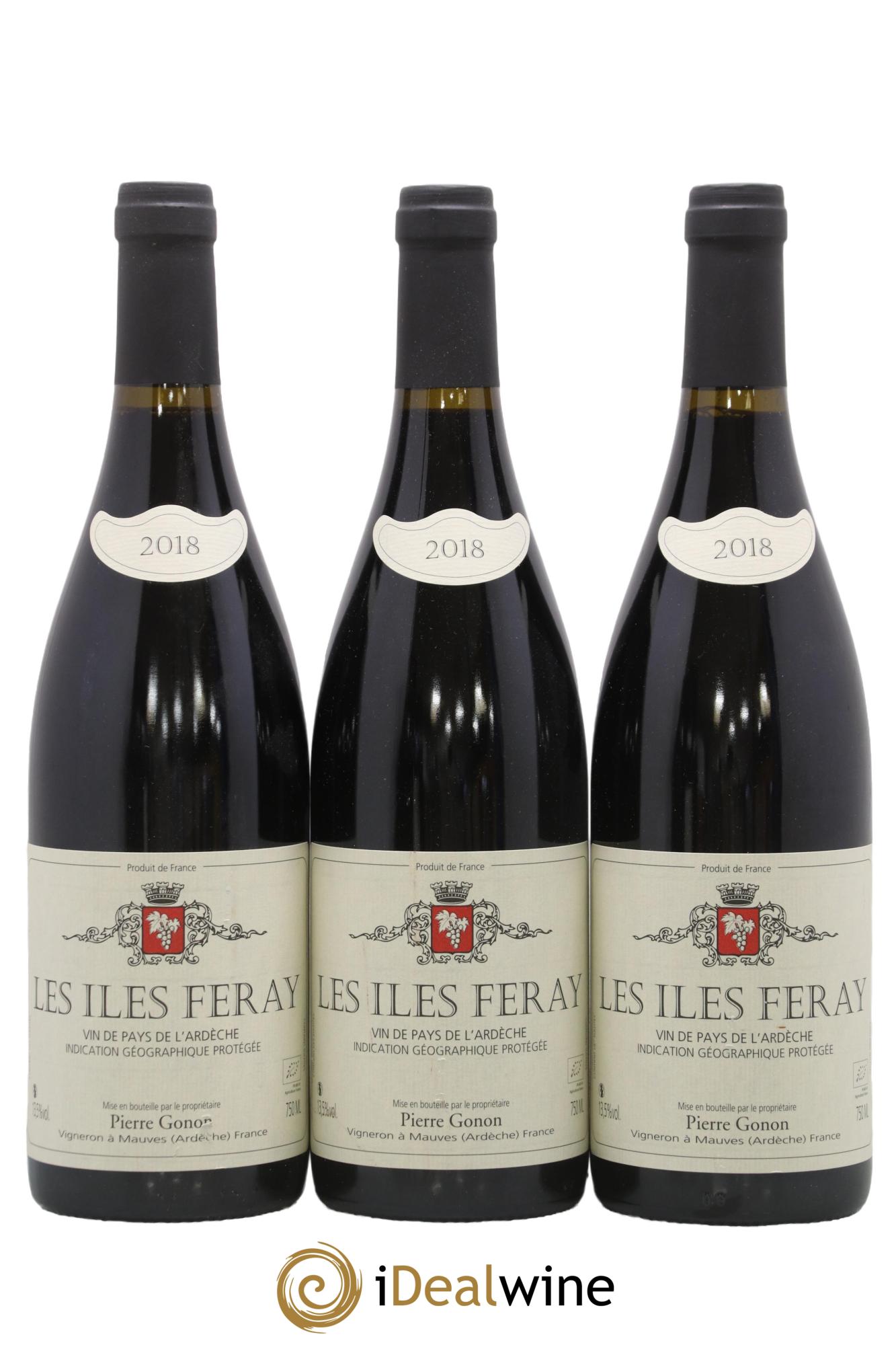 Ardèche Les Iles Feray Gonon (Domaine) 2018 - Lot de 3 bouteilles - 0