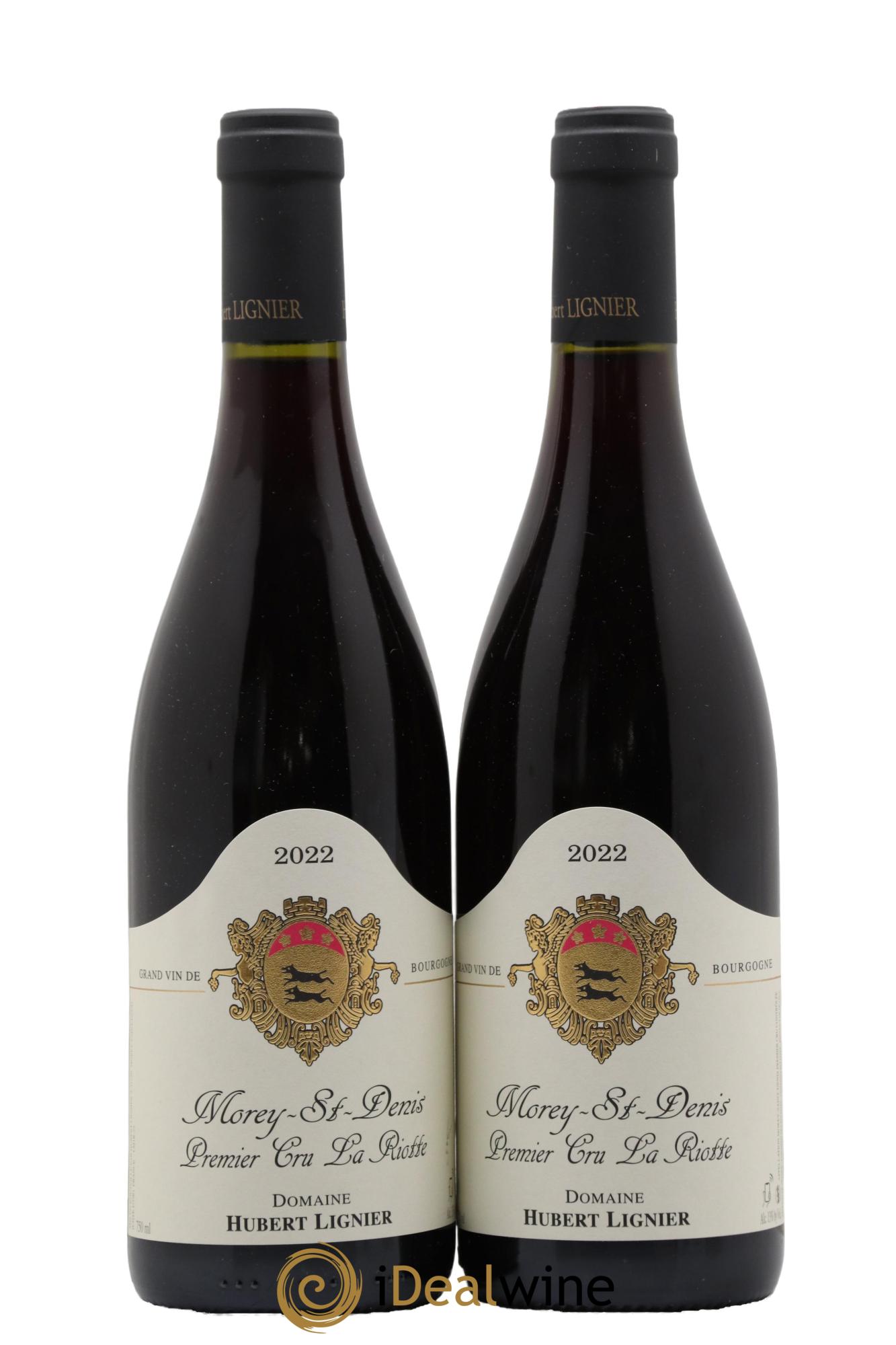 Morey-Saint-Denis 1er Cru La Riotte Hubert Lignier (Domaine) 2022 - Lot de 2 bouteilles - 0