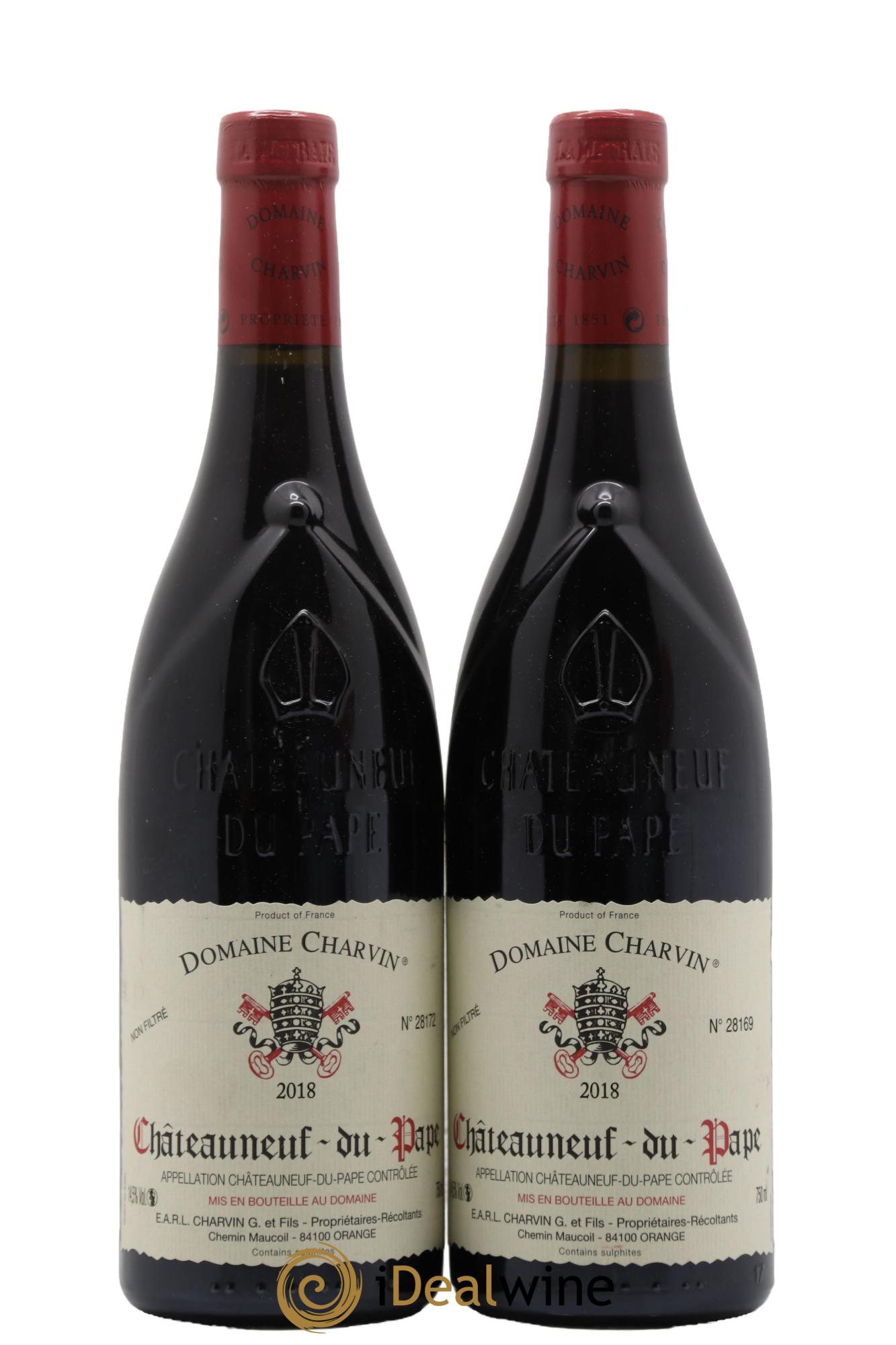 Châteauneuf-du-Pape Charvin (Domaine) 2018 - Lot de 2 bouteilles - 0