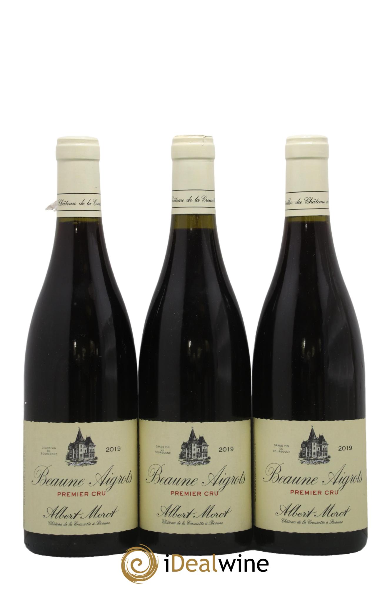 Beaune 1er Cru Aigrots Domaine Albert Morot 2019 - Lot de 3 bouteilles - 0