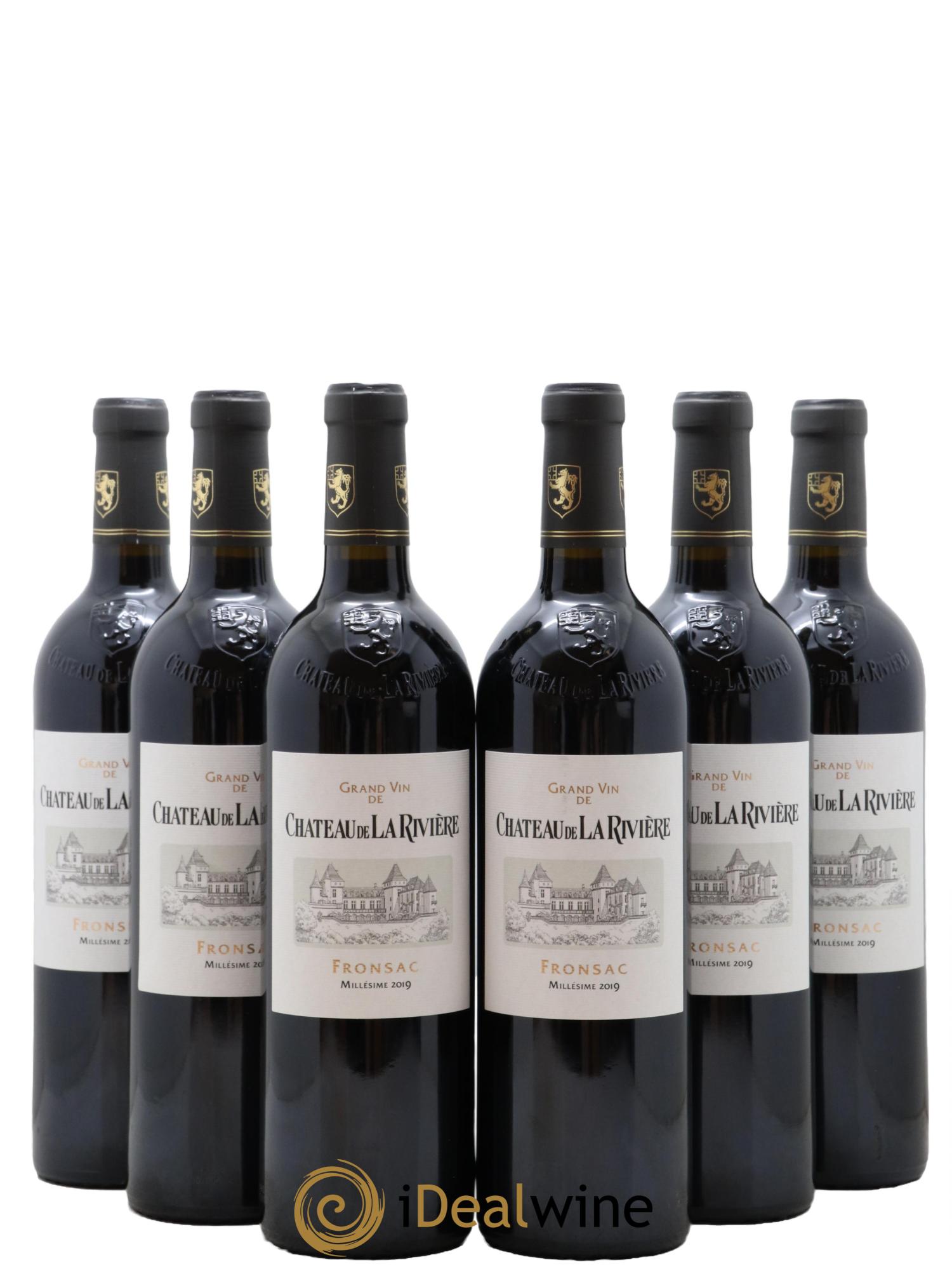 Château de La Rivière 2019 - Lot de 6 bouteilles - 0