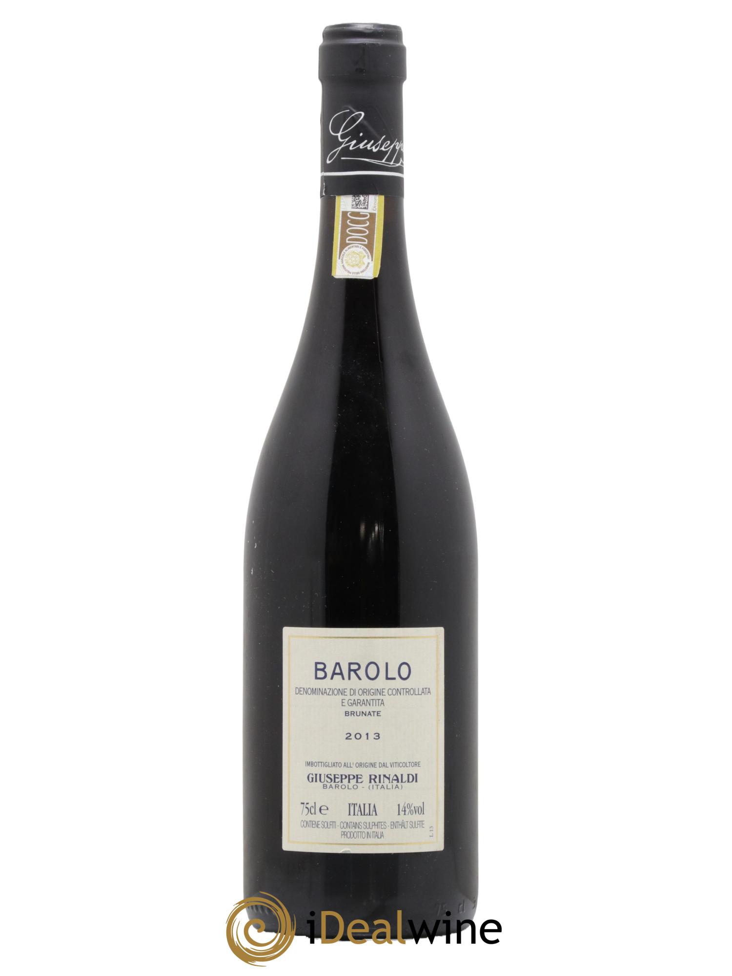 Barolo DOCG Brunate Giuseppe Rinaldi 2013 - Posten von 1 Flasche - 1