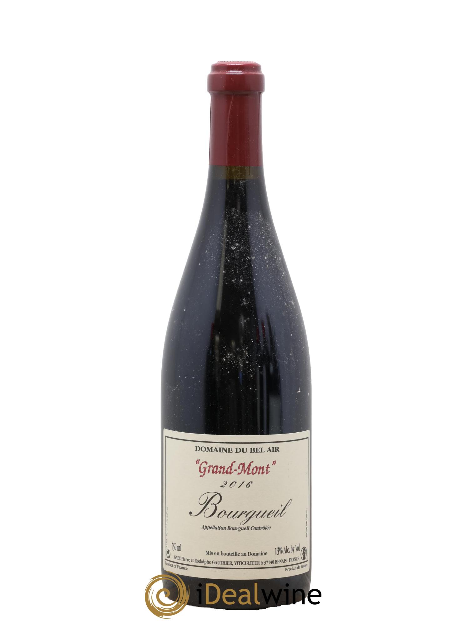 Bourgueil Grand Mont Domaine du Bel Air 2016 - Posten von 1 Flasche - 0