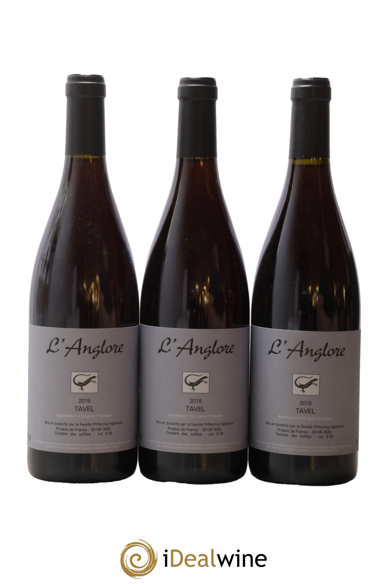 Tavel L'Anglore 2018 - Lot de 3 bouteilles - 0
