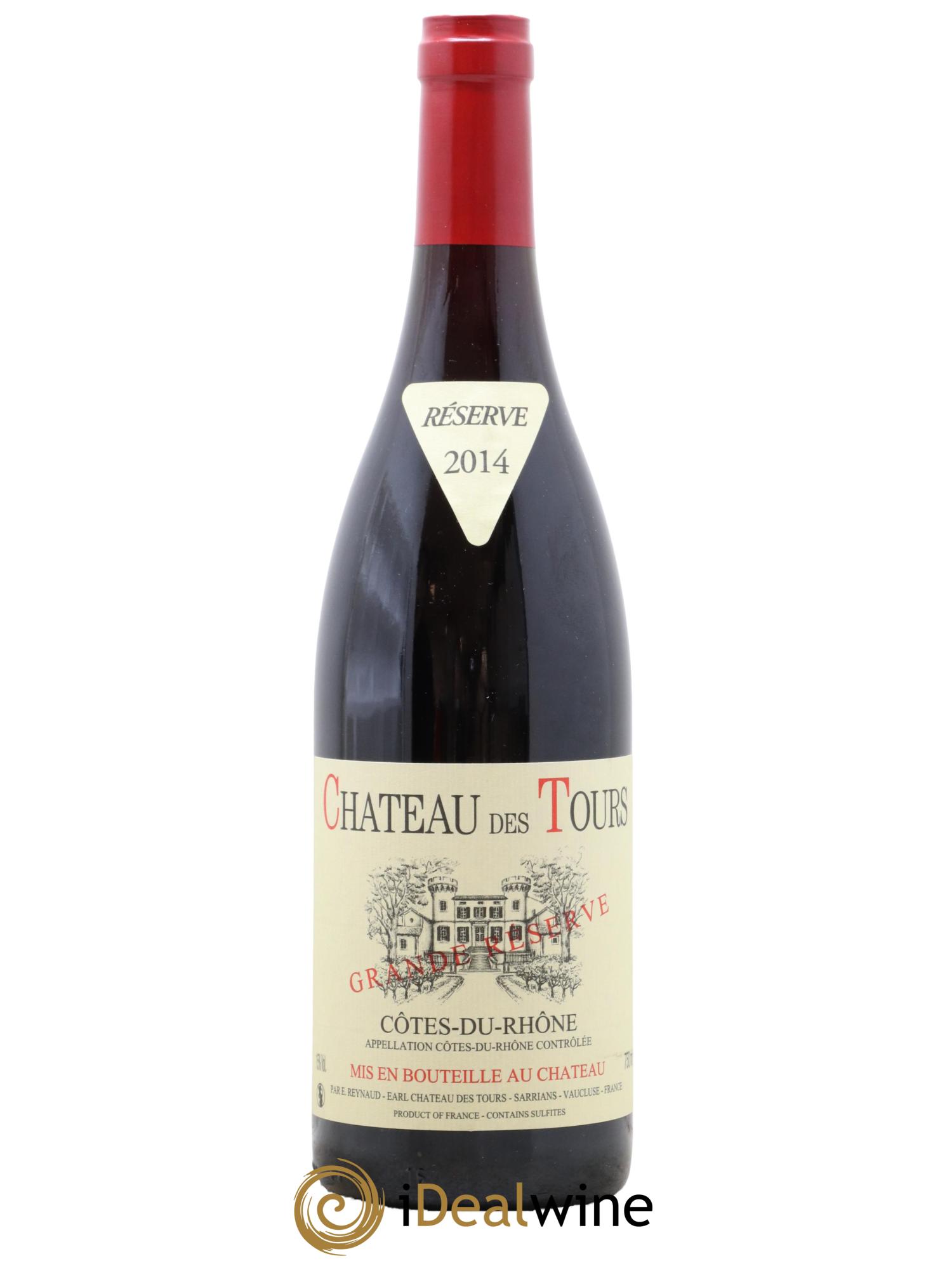 Côtes-du-Rhône Château des Tours Grande Réserve Emmanuel Reynaud 2014 - Lot de 1 bouteille - 0