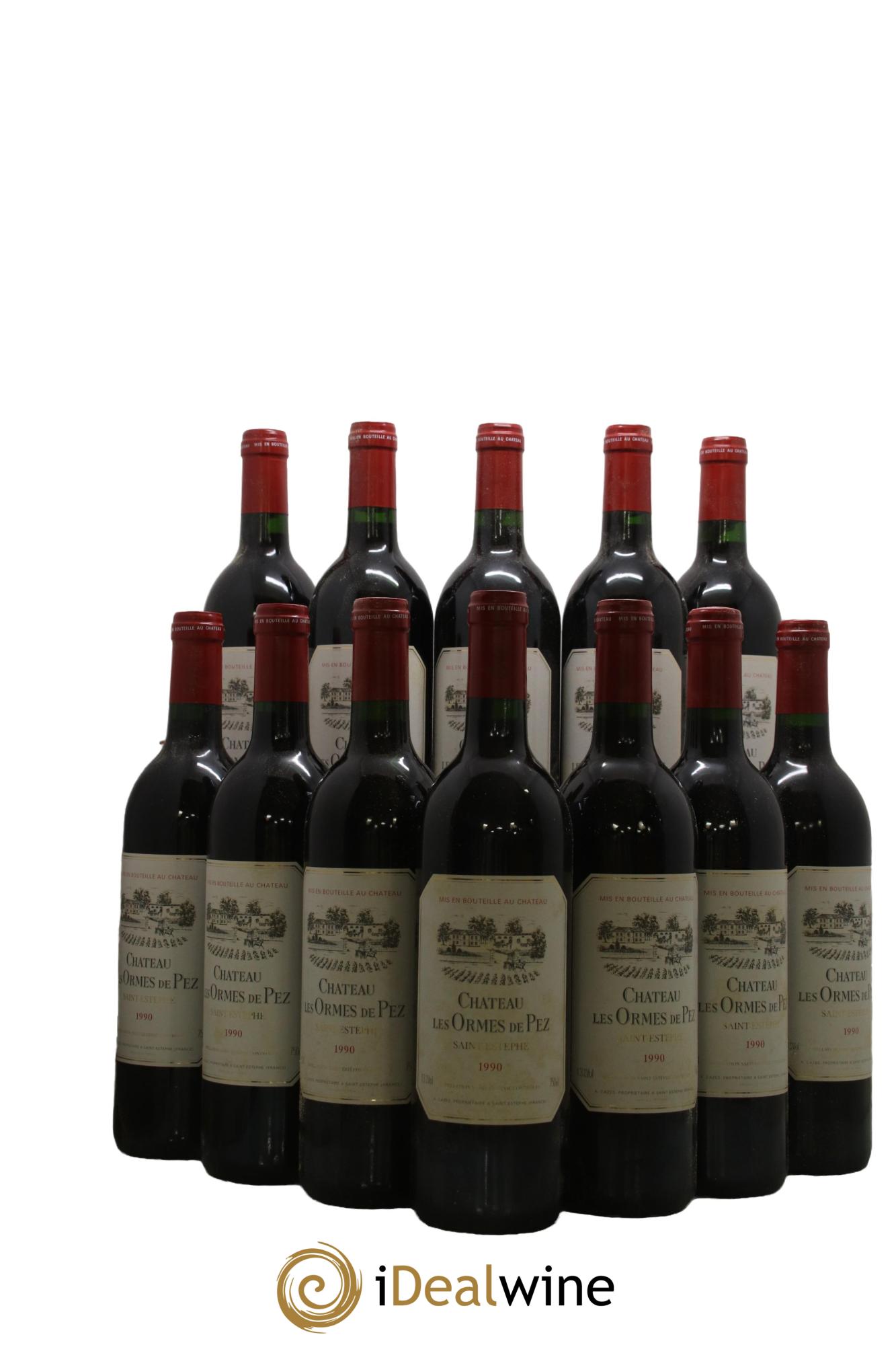 Château les Ormes de Pez 1990 - Lot de 12 bouteilles - 0