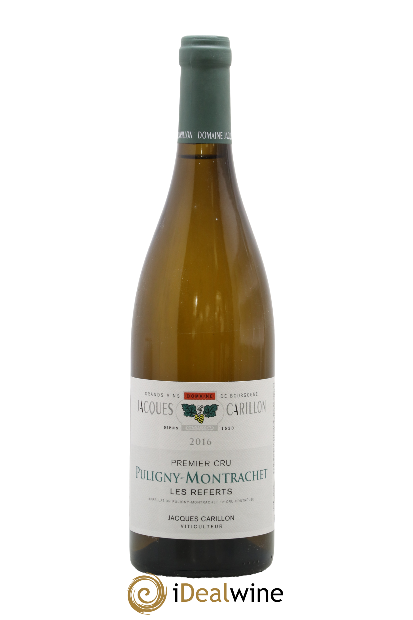 Puligny-Montrachet 1er Cru Les Referts Jacques Carillon (Domaine) 2016 - Lot de 1 bouteille - 0