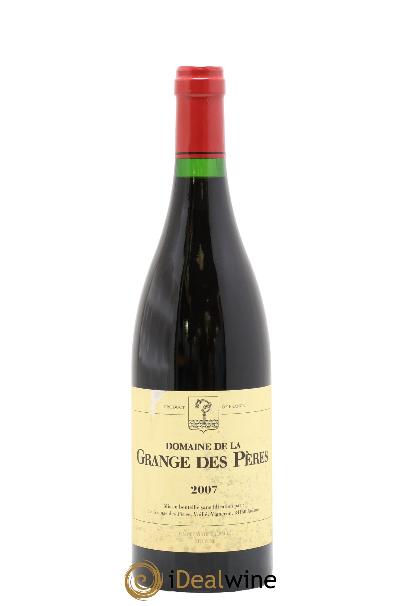 Pays d'Hérault Grange des Pères Laurent Vaillé 2007 - Lotto di 1 bottiglia - 0