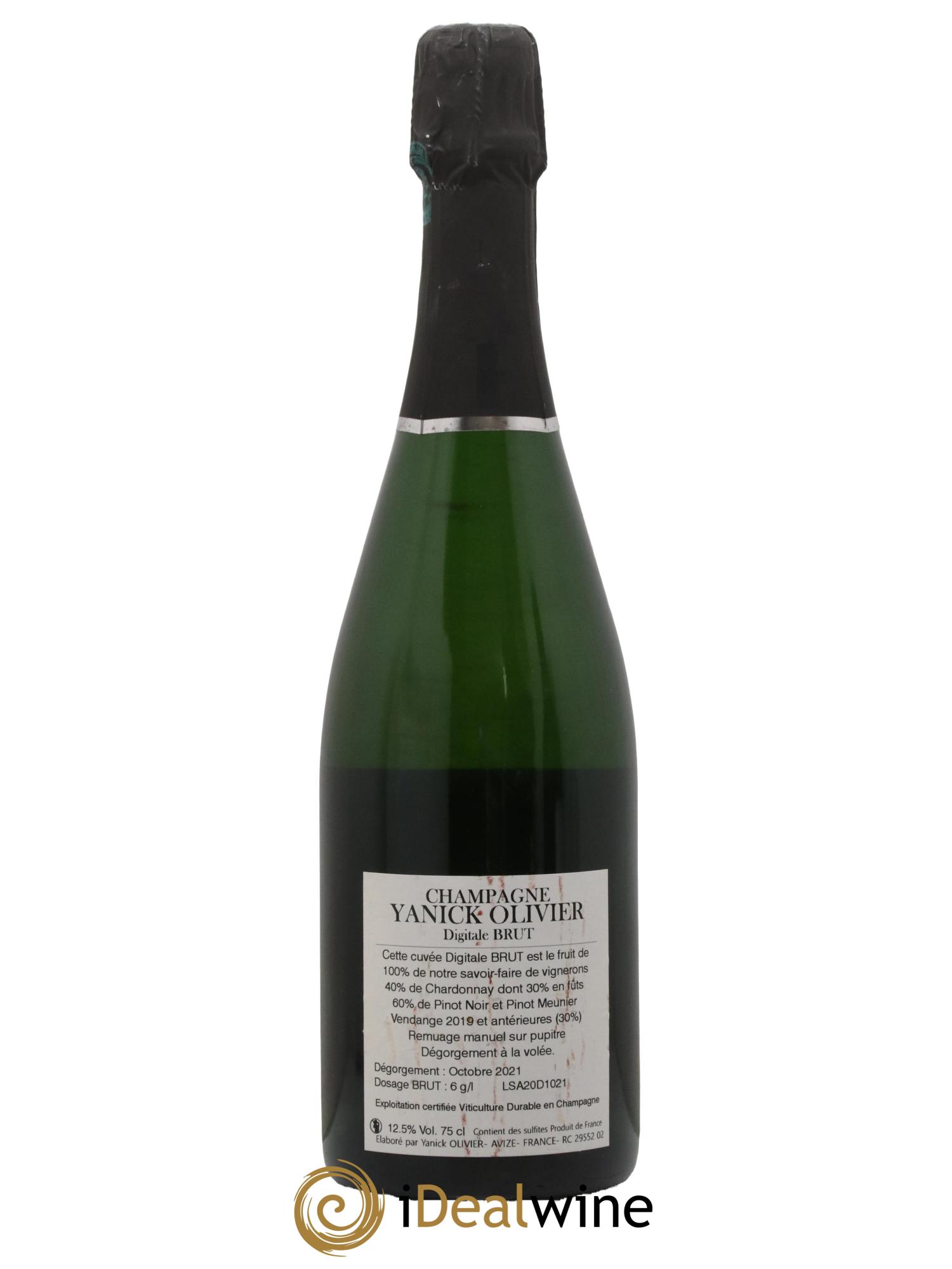 Champagne Digitale Brut Maison Yannick Olivier - Lotto di 1 bottiglia - 1