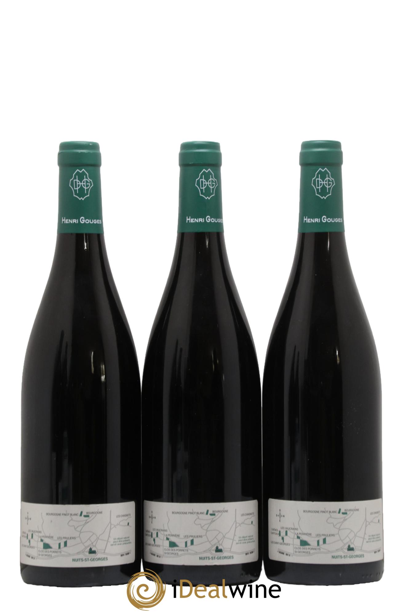 Nuits-Saint-Georges 1er Cru Les Saints Georges Henri Gouges 2017 - Posten von 3 Flaschen - 1