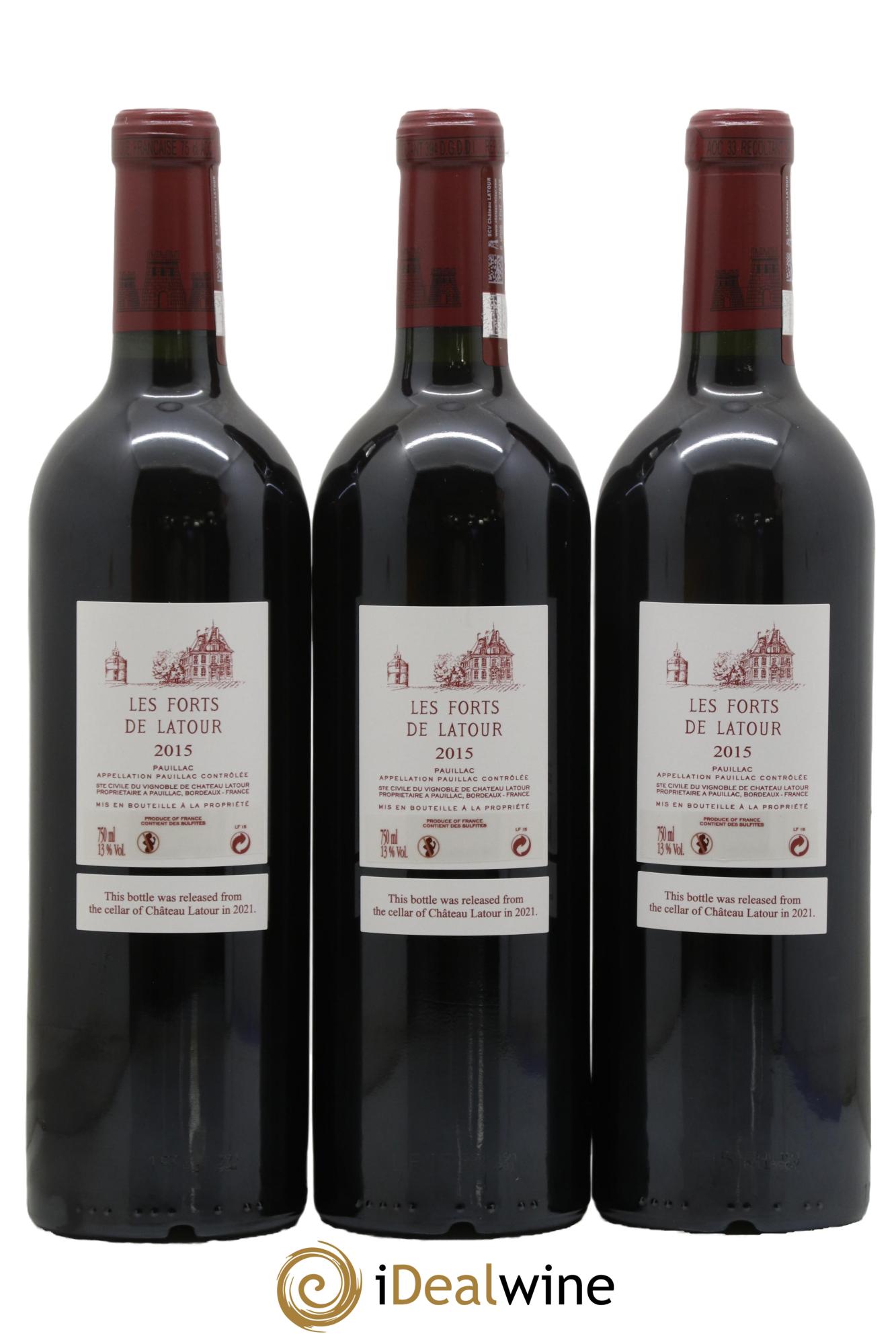 Les Forts de Latour Second Vin 2015 - Posten von 6 Flaschen - 4