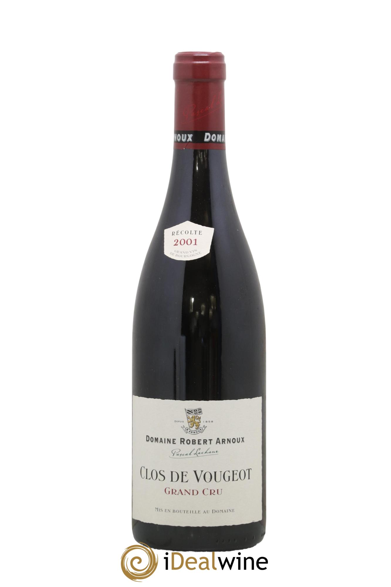 Clos de Vougeot Grand Cru Arnoux-Lachaux (Domaine) 2001 - Lot of 1 bottle - 0