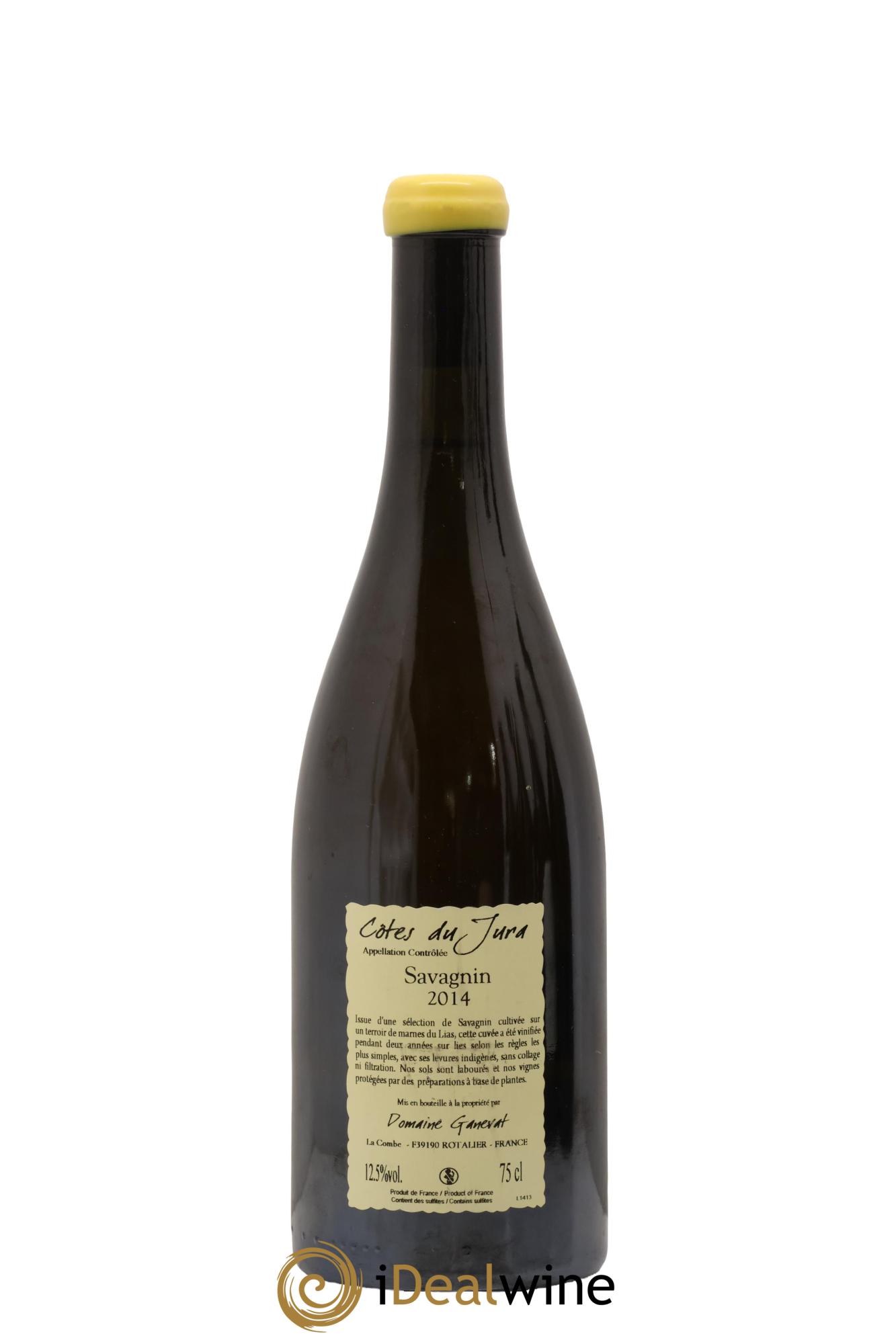 Côtes du Jura Sous la Roche Jean-François Ganevat (Domaine) 2014 - Lote de 1 botella - 1