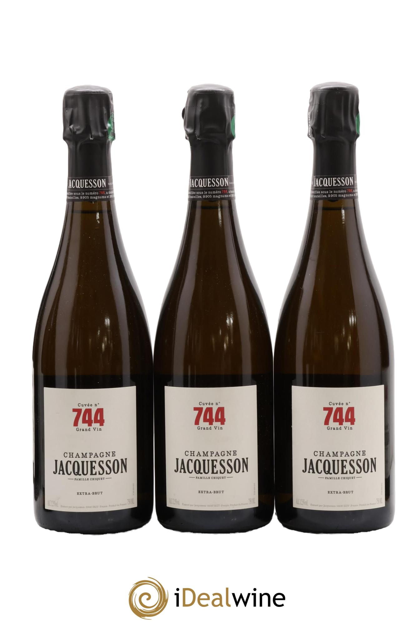 Cuvée 744 Jacquesson - Lot de 3 bouteilles - 0