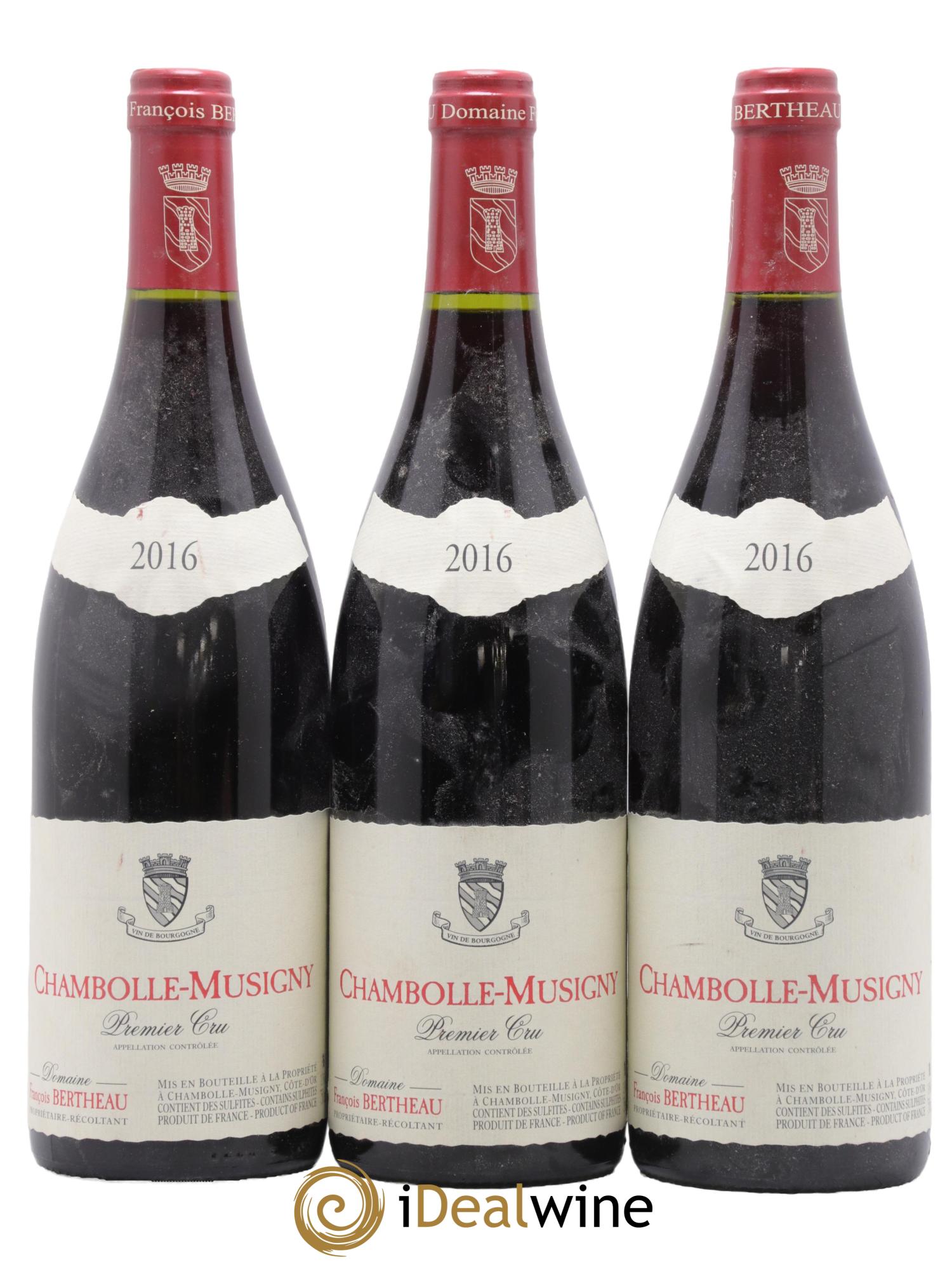 Chambolle-Musigny 1er Cru Bertheau & Fils 2016 - Lot de 3 bouteilles - 0