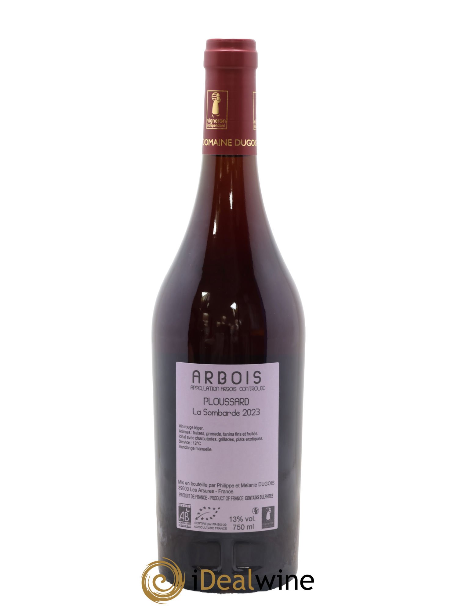 Arbois Ploussard La Sombarde Domaine Dugois 2023 - Lotto di 1 bottiglia - 1