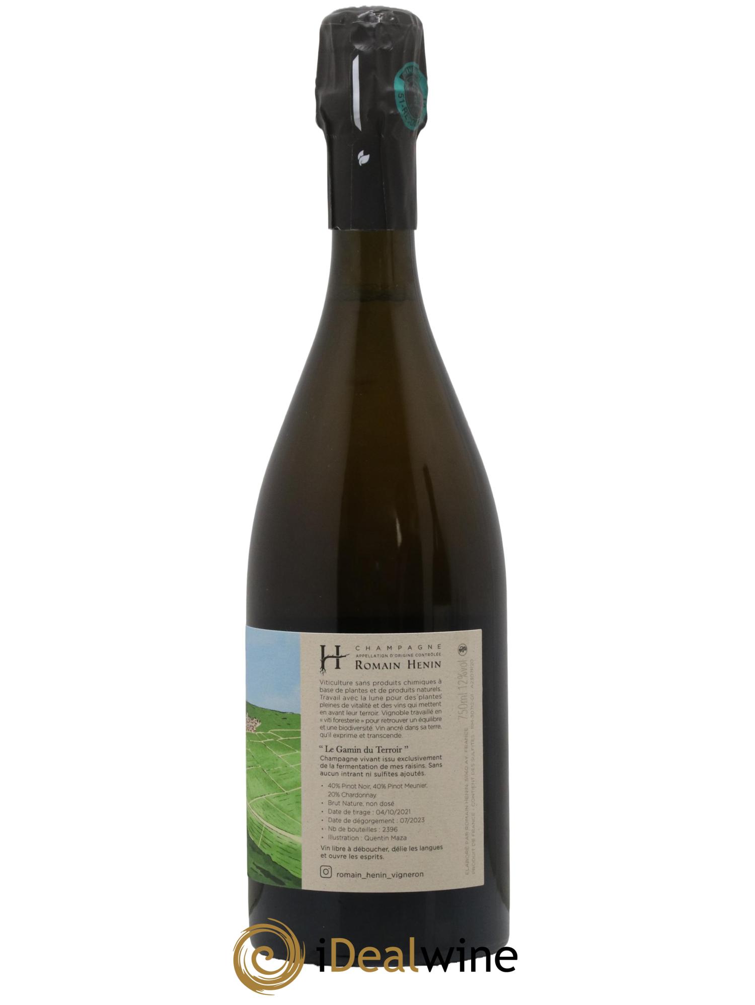 Gamin du Terroir Romain Henin - Lot de 1 bouteille - 1