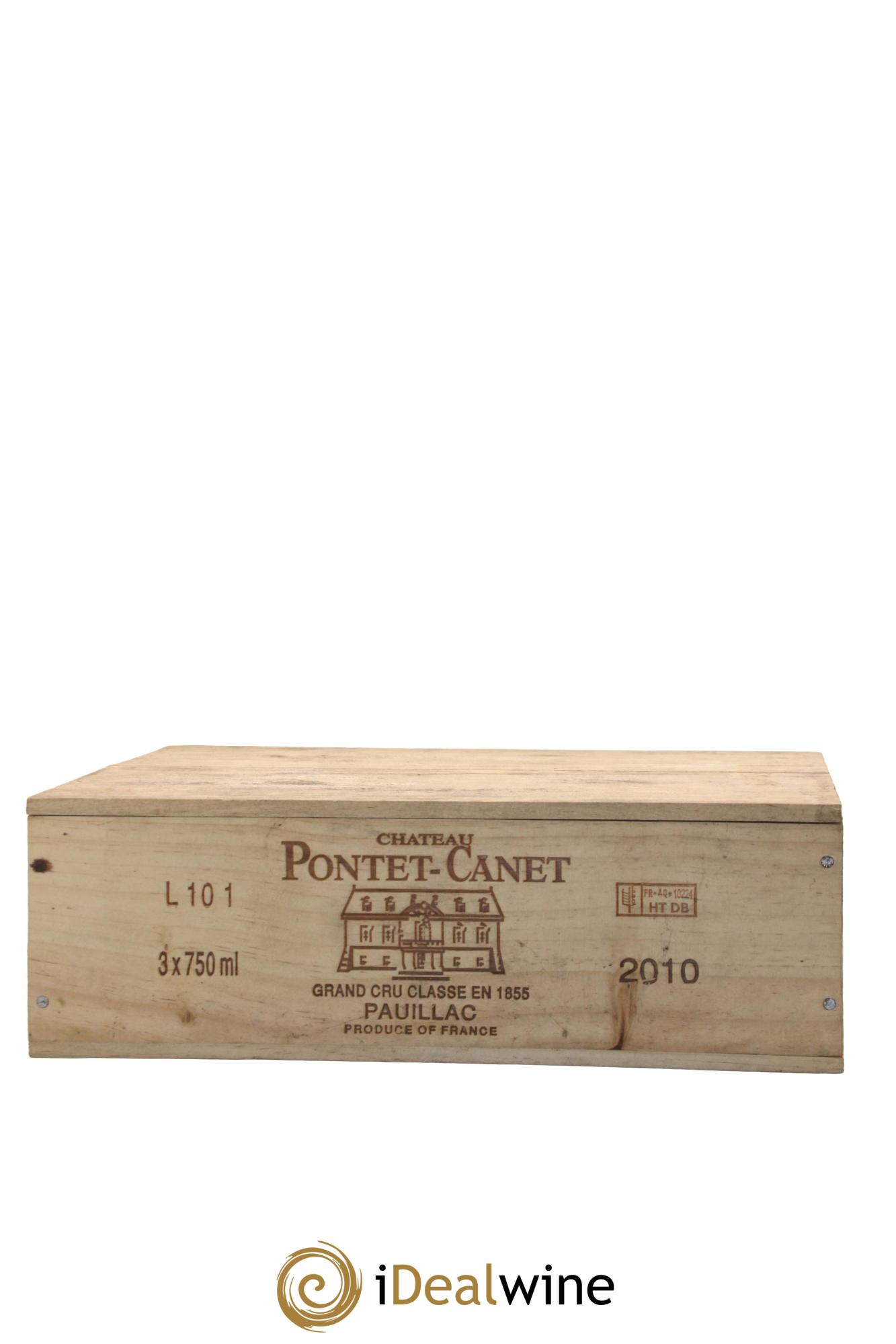 Château Pontet Canet 5ème Grand Cru Classé 2010 - Lot of 3 bottles - 2