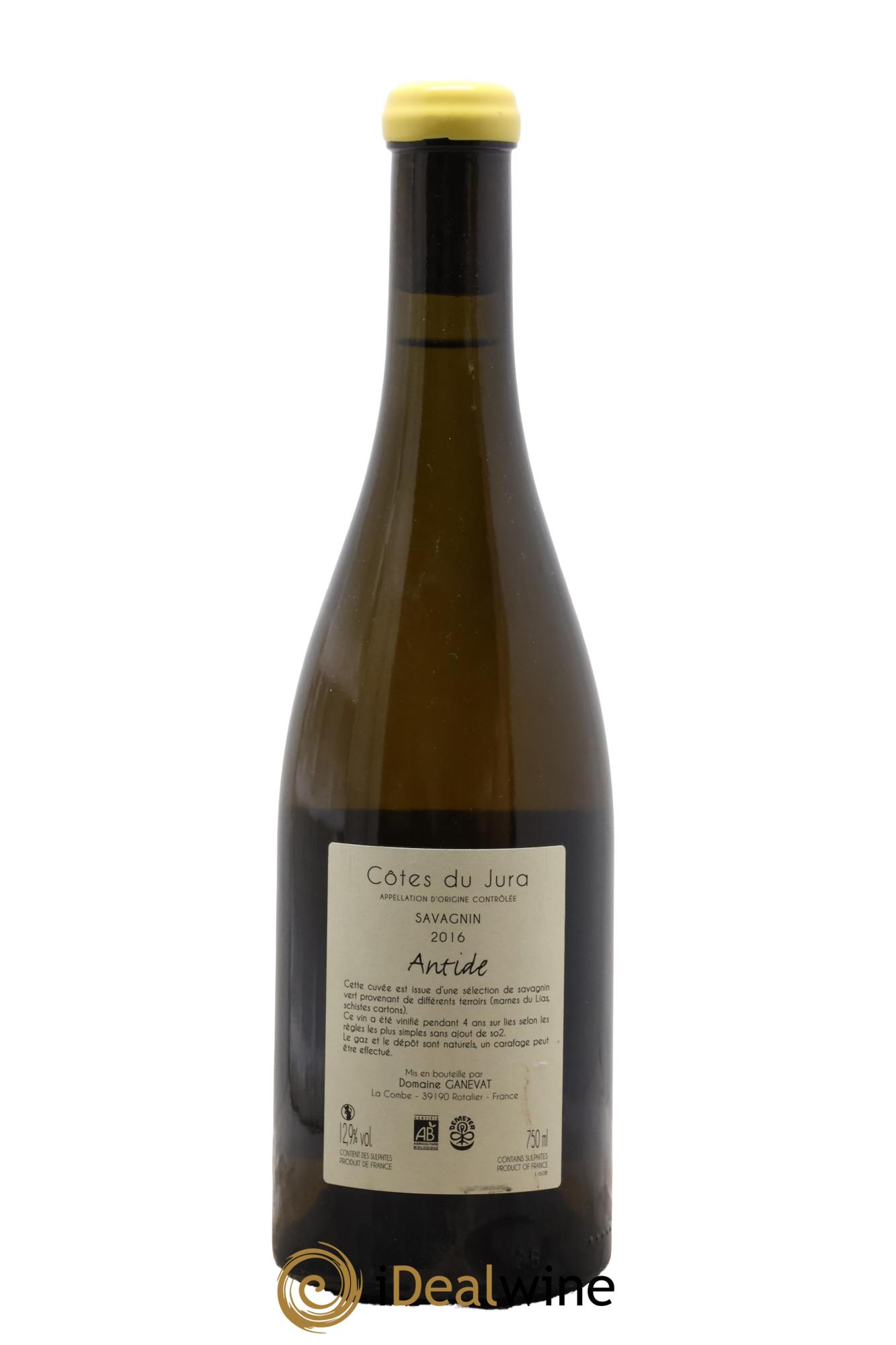 Côtes du Jura Savagnin Antide Jean-François Ganevat (Domaine) 2016 - Posten von 1 Flasche - 1