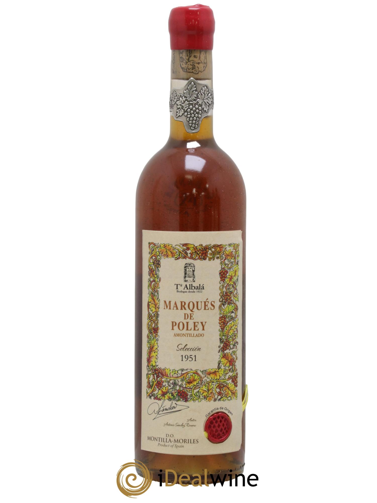 Montilla Moriles Don P.X Marqués de Poley Reserva Seleccion Toro Albala 1951 - Lot de 1 bouteille - 0