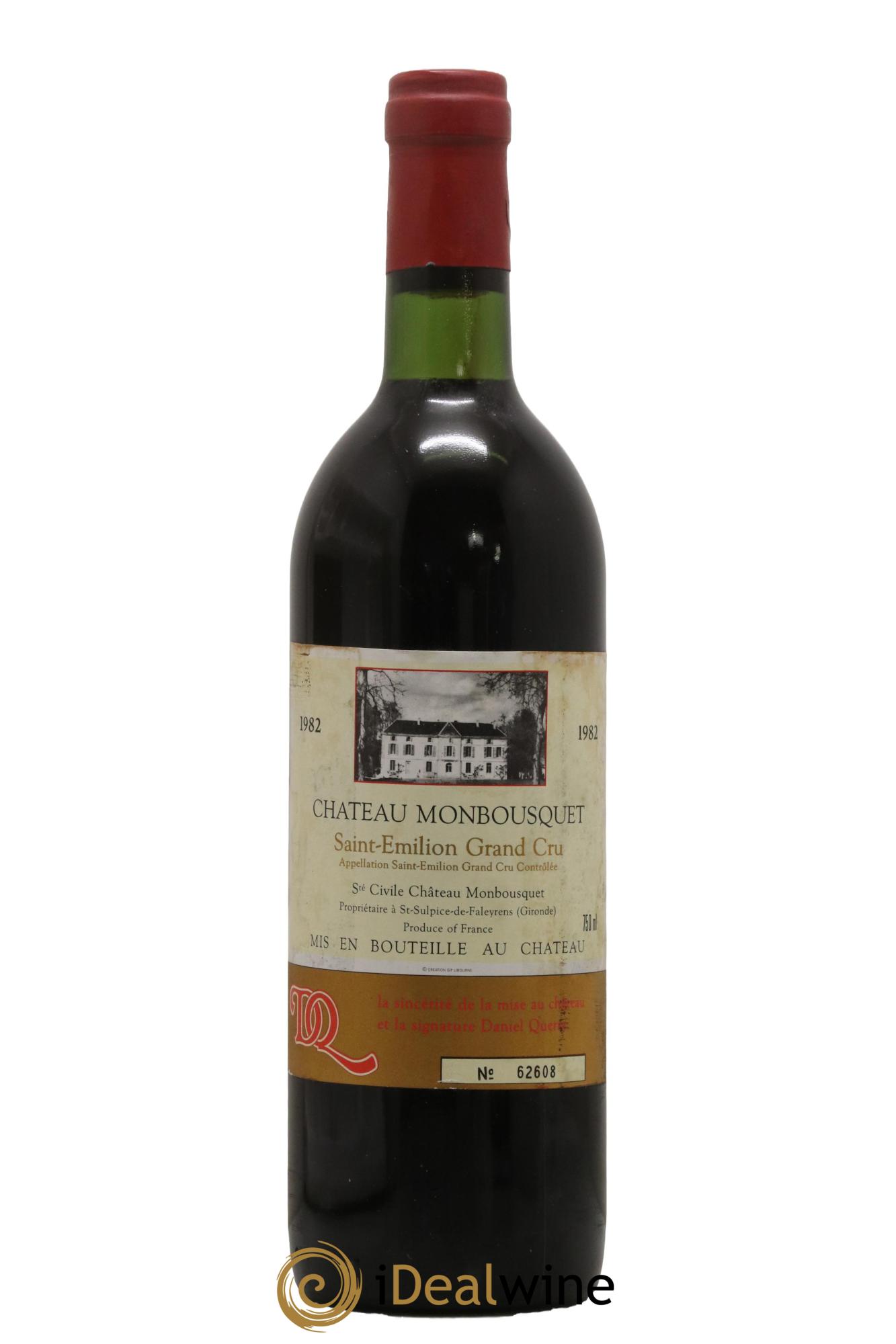 Château Monbousquet Grand Cru Classé 1982 - Lot of 1 bottle - 0