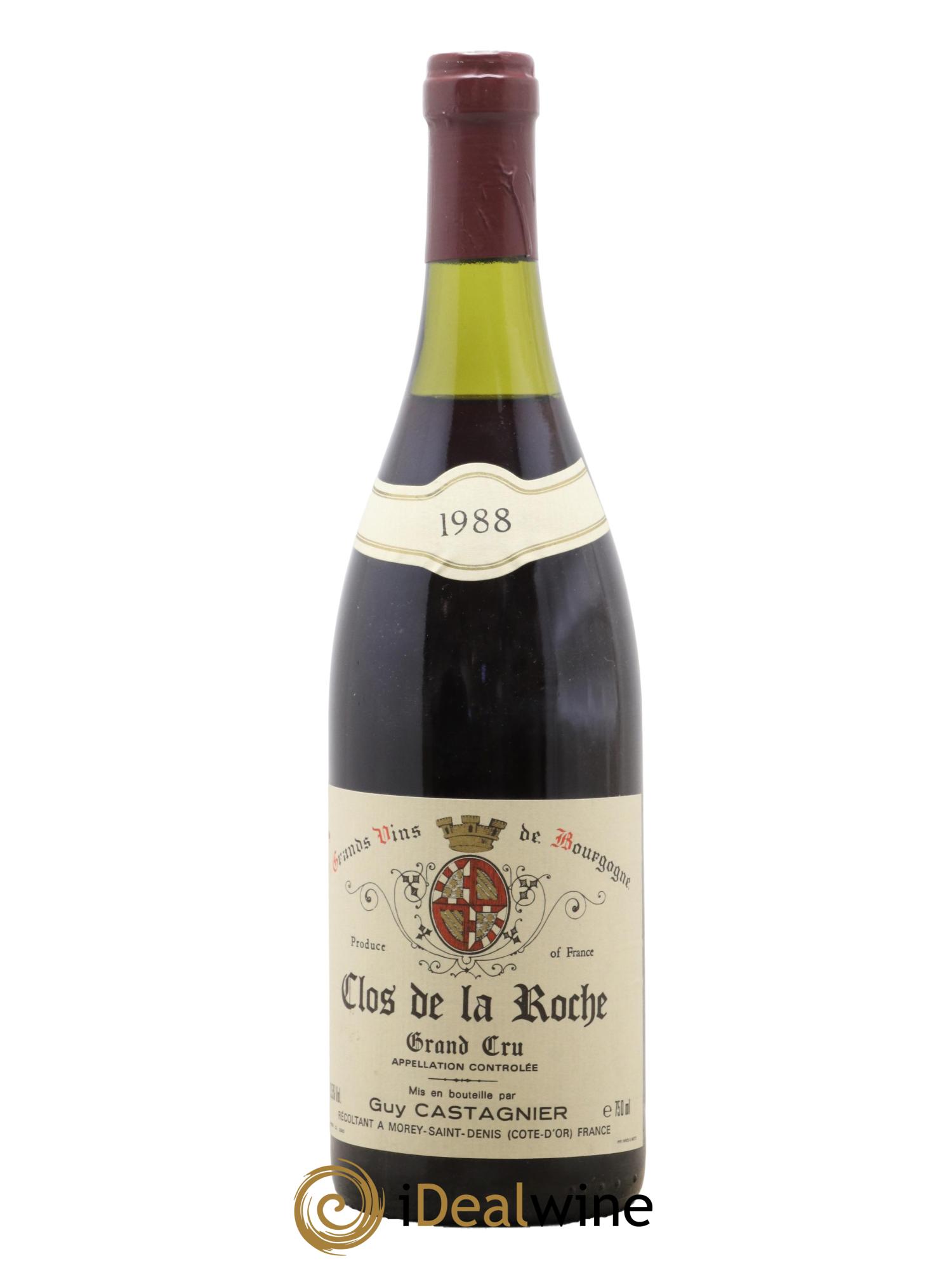 Clos de la Roche Grand Cru Castagnier (Domaine) 1988 - Lotto di 1 bottiglia - 0