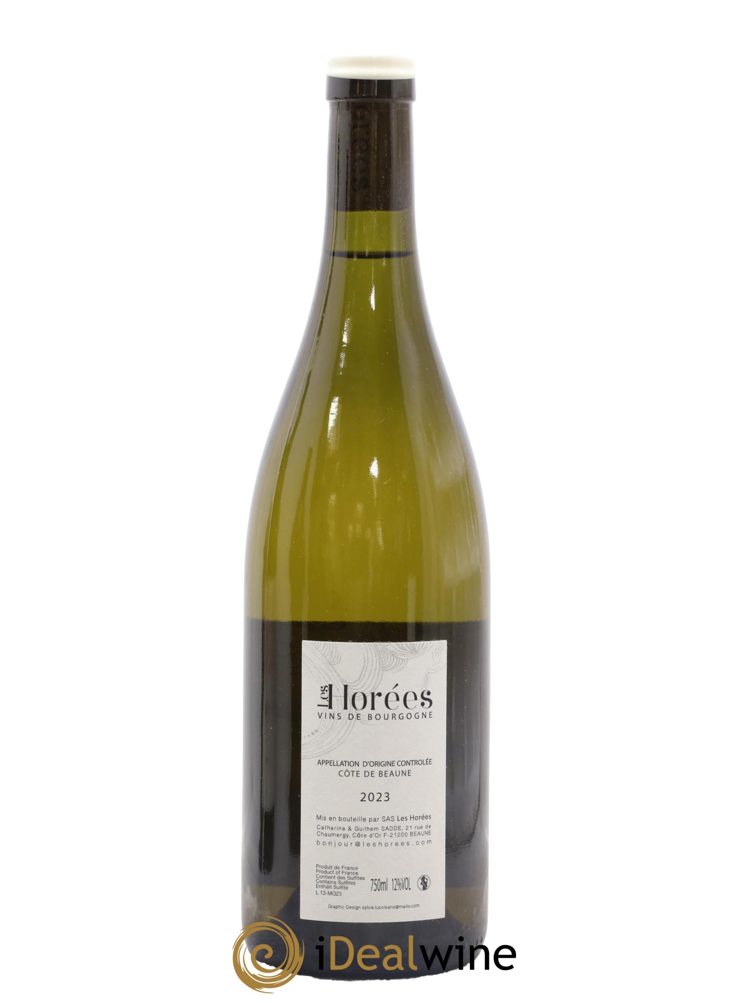 Côte de Beaune Les Monsnières Les Horées 2023 - Lot de 1 bouteille - 1