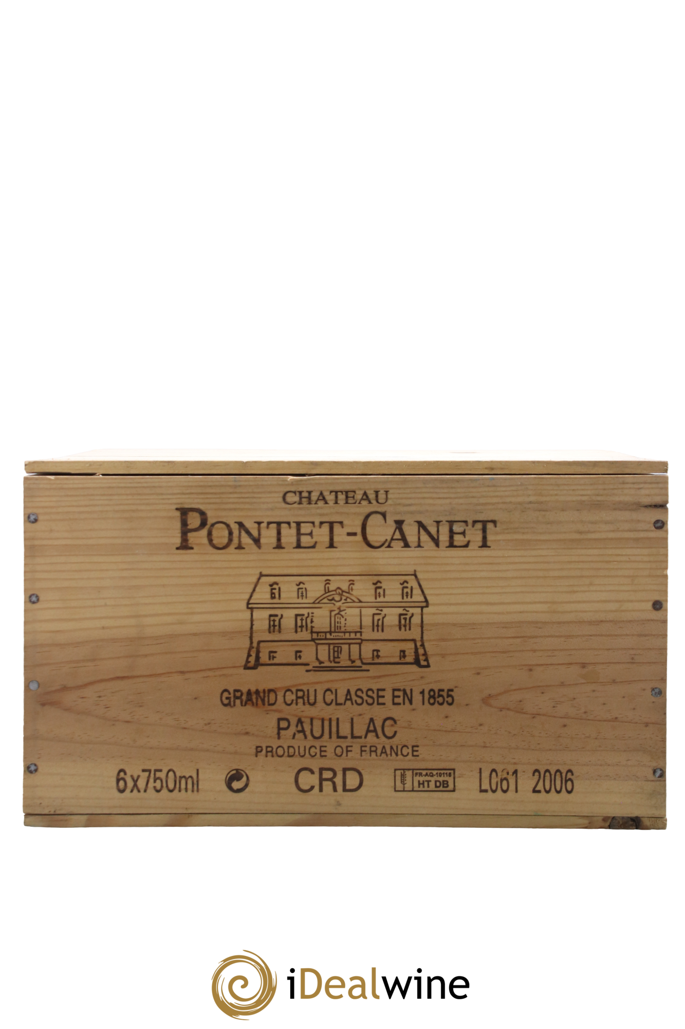 Château Pontet Canet 5ème Grand Cru Classé 2006 - Lot de 6 bouteilles - 1