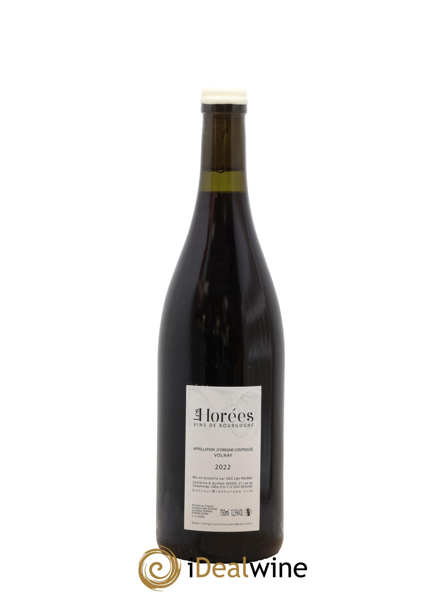 Volnay Sur Roche Les Horées 2022 - Lot de 1 bouteille - 1