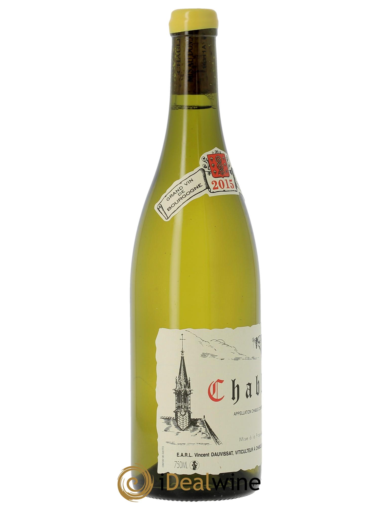 Chablis Vincent Dauvissat (Domaine) 2015 - Lot de 1 bouteille - 1