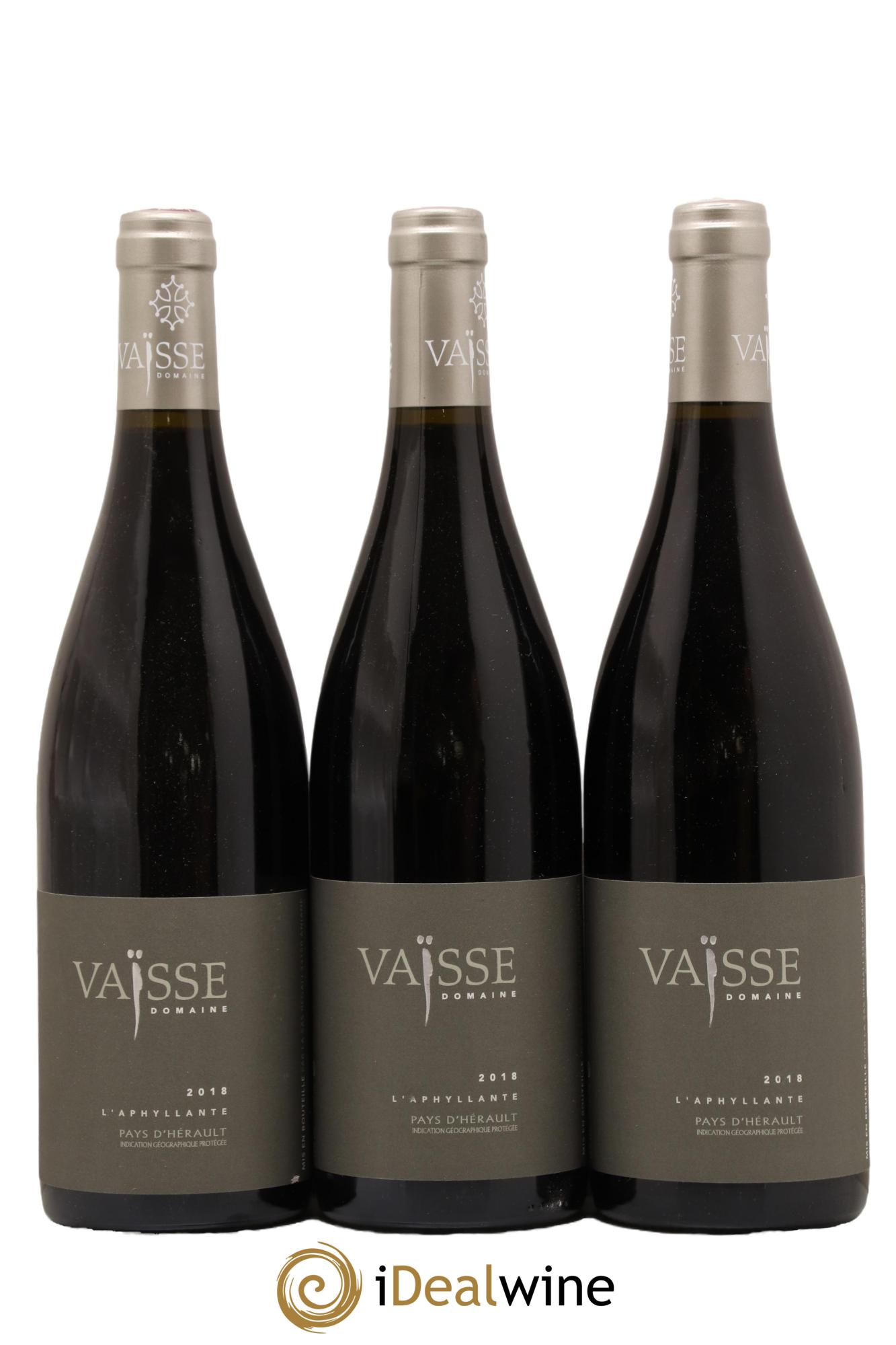 Terrasses du Larzac L'Aphyllante Vaisse (Domaine) 2018 - Lot de 3 bouteilles - 0