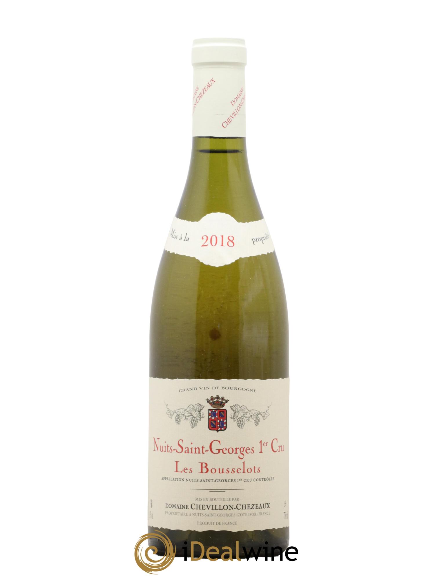 Nuits-Saint-Georges 1er Cru Les Bousselots Domaine Chevillon-Chezeaux 2018 - Lot de 1 bouteille - 0