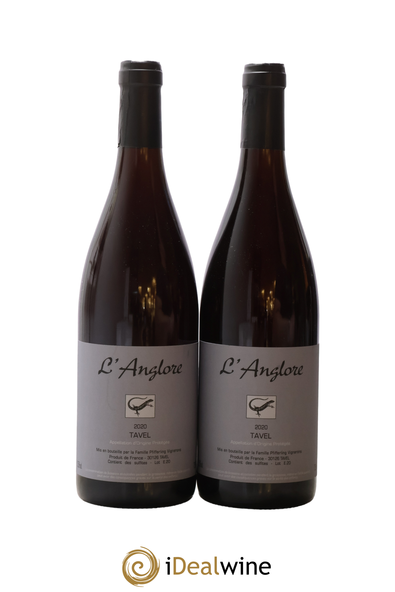 Tavel L'Anglore 2020 - Lot de 2 bouteilles - 0