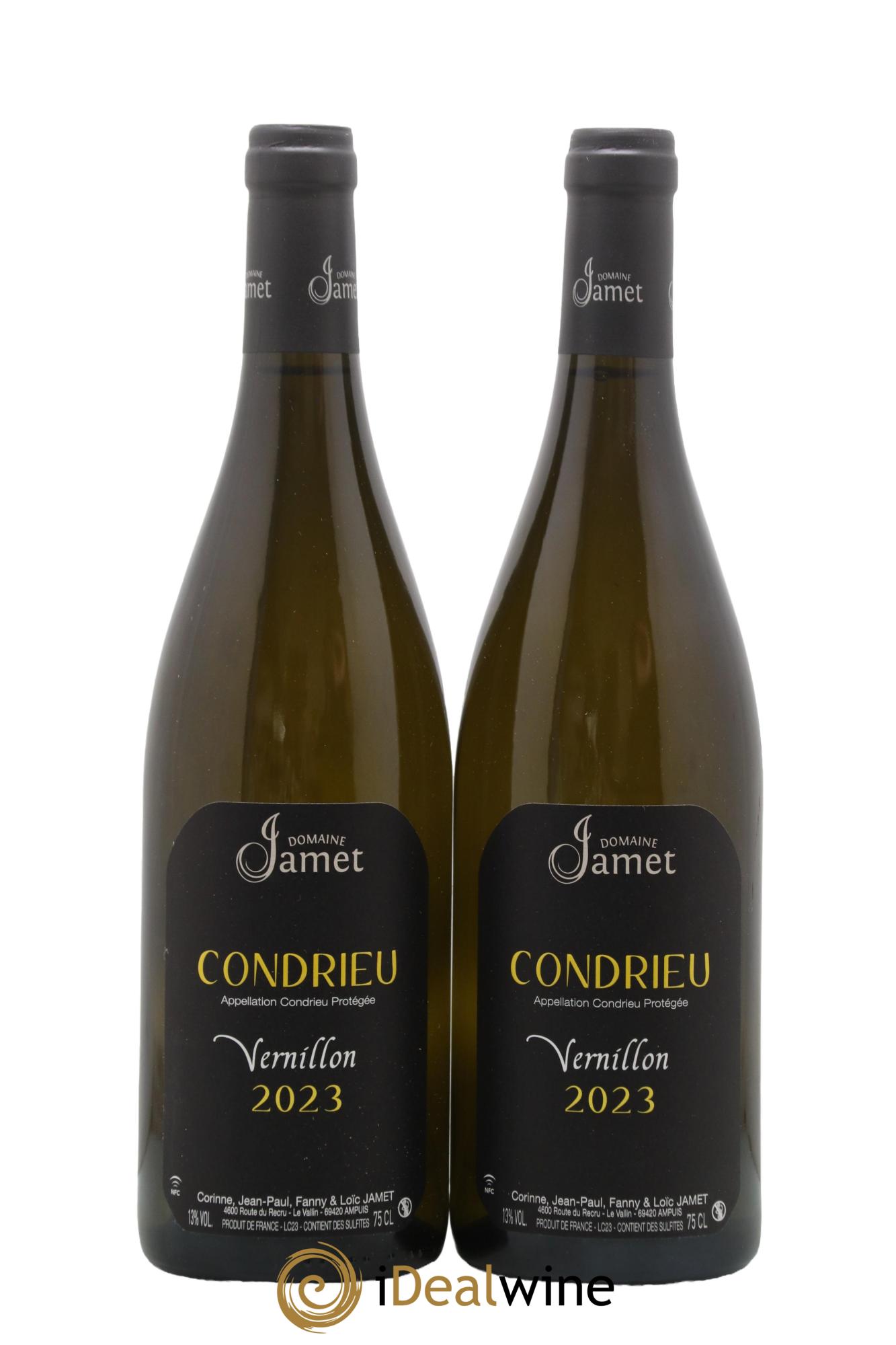 Condrieu Vernillon Jamet (Domaine) 2023 - Lotto di 2 bottiglie - 0
