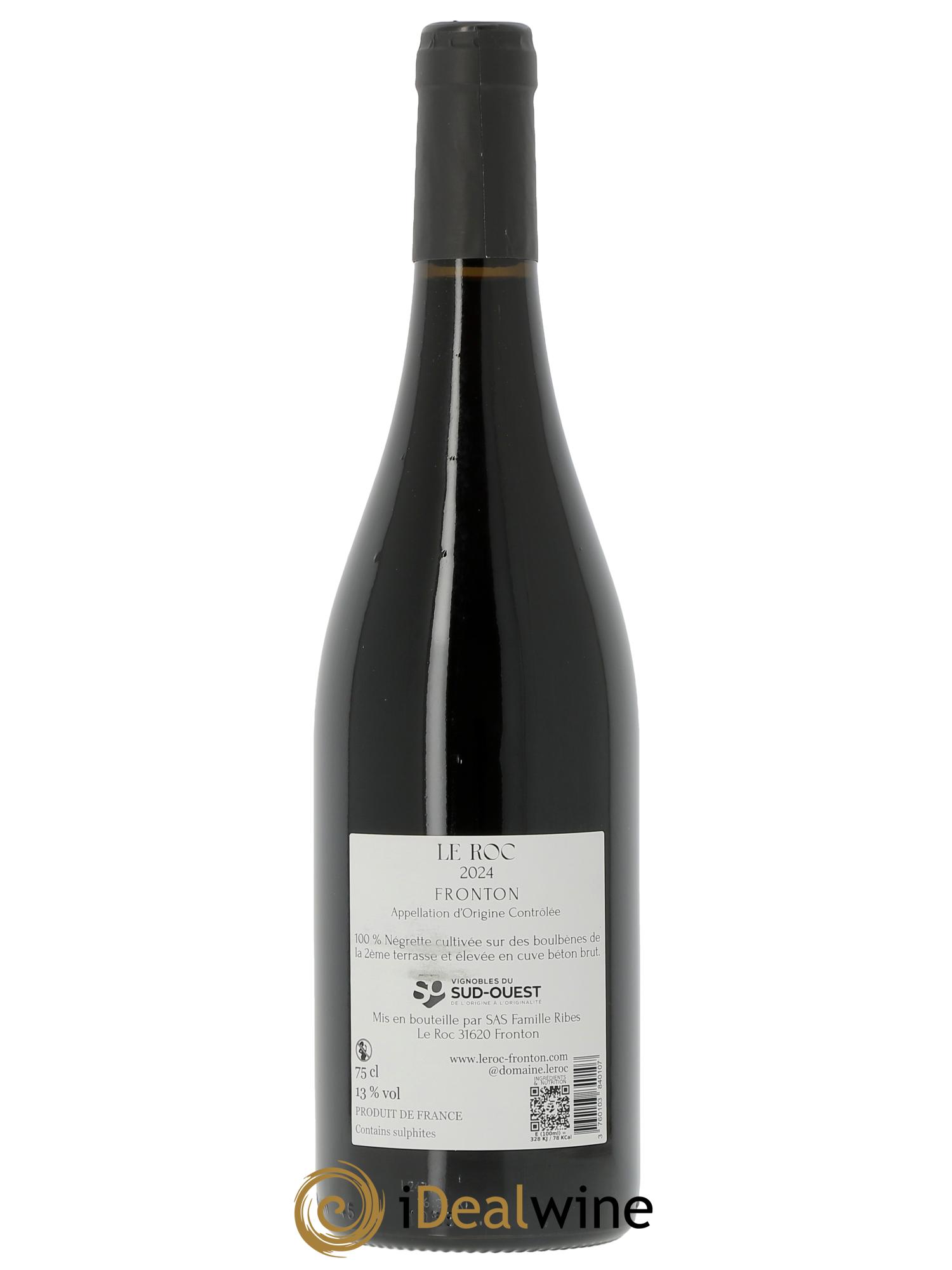 Fronton Le Roc La Folle Noire d'Ambat Jean-Luc Ribes  2024 - Posten von 1 Flasche - 1
