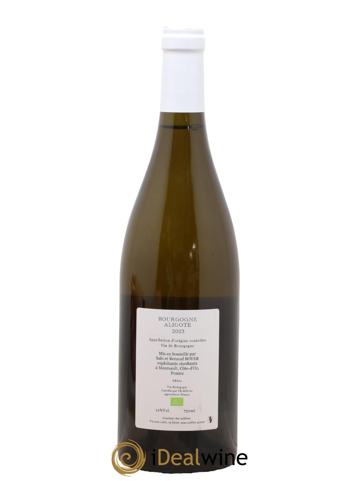 Bourgogne Aligoté Renaud Boyer 2023 - Lot of 1 bottle - 1