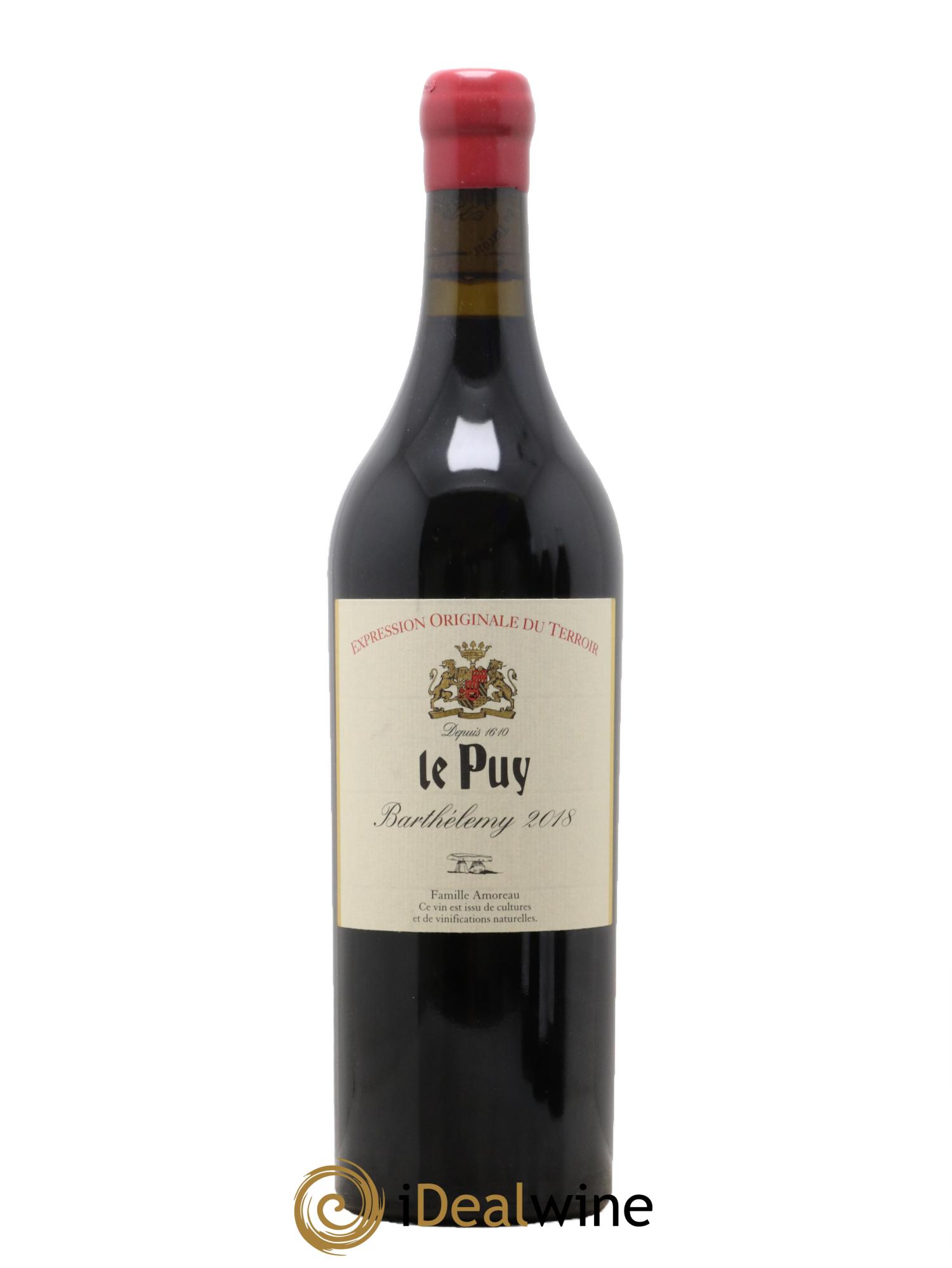 Le Puy - Cuvée Barthélemy 2018 - Lot de 1 bouteille - 0