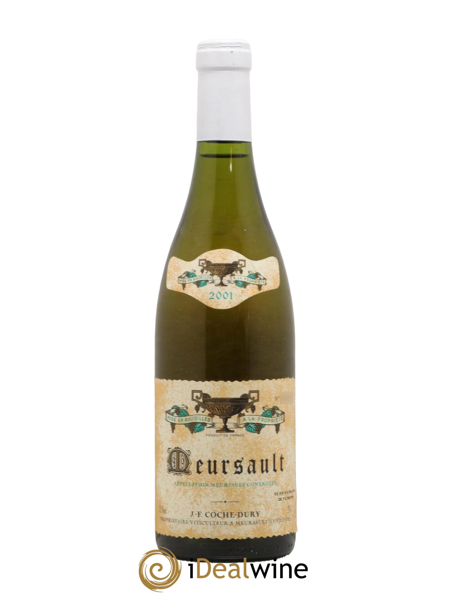 Meursault Coche Dury (Domaine) 2001 - Lot de 1 bouteille - 0