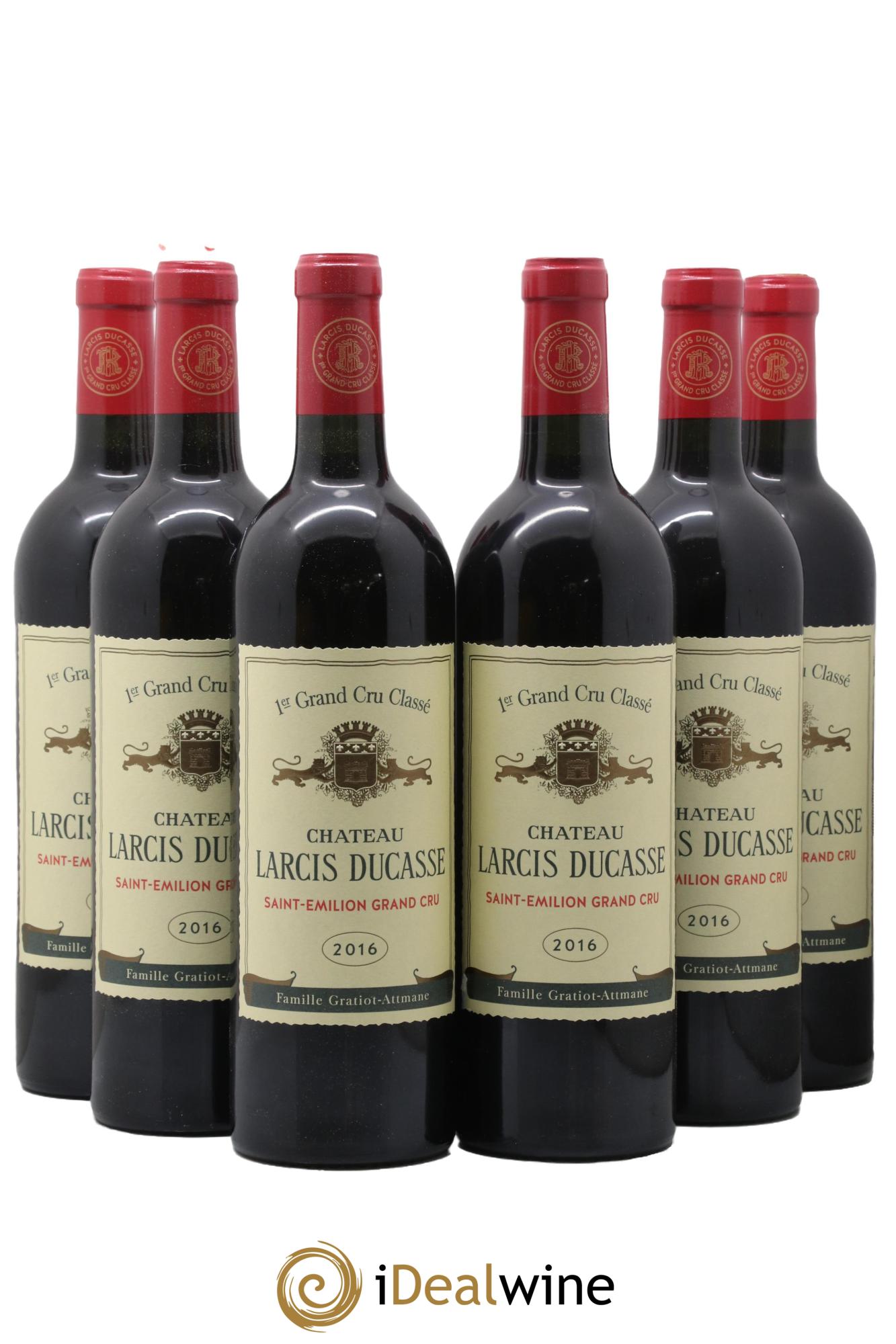 Château Larcis Ducasse 1er Grand Cru Classé B 2016 - Lot de 6 bouteilles - 0